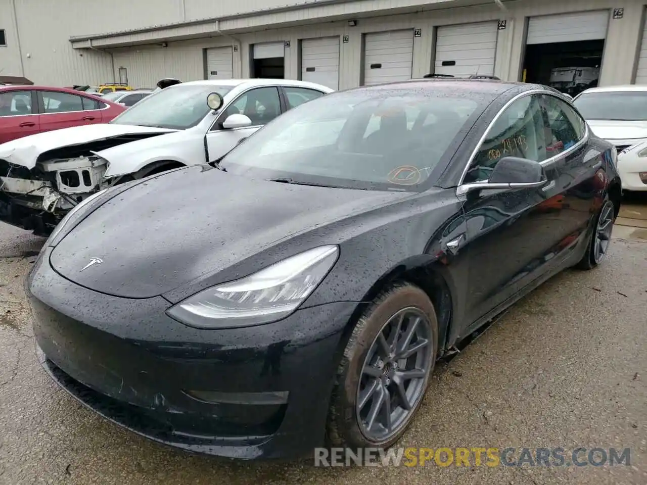 2 Фотография поврежденного автомобиля 5YJ3E1EA0KF306383 TESLA MODEL 3 2019