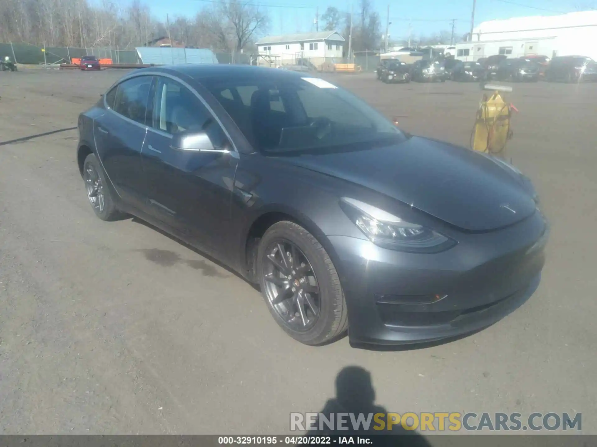 1 Photograph of a damaged car 5YJ3E1EA0KF308330 TESLA MODEL 3 2019