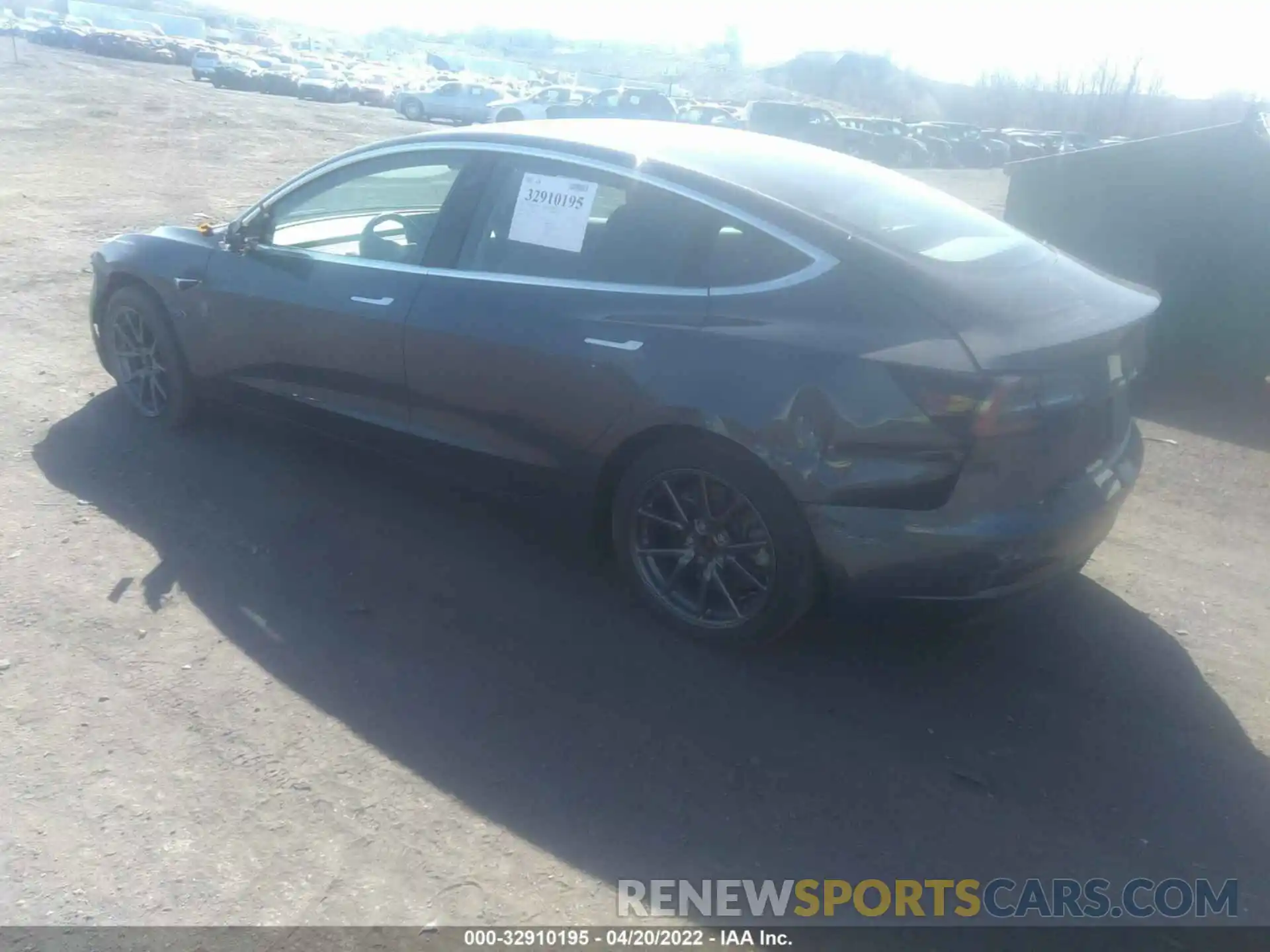 3 Photograph of a damaged car 5YJ3E1EA0KF308330 TESLA MODEL 3 2019