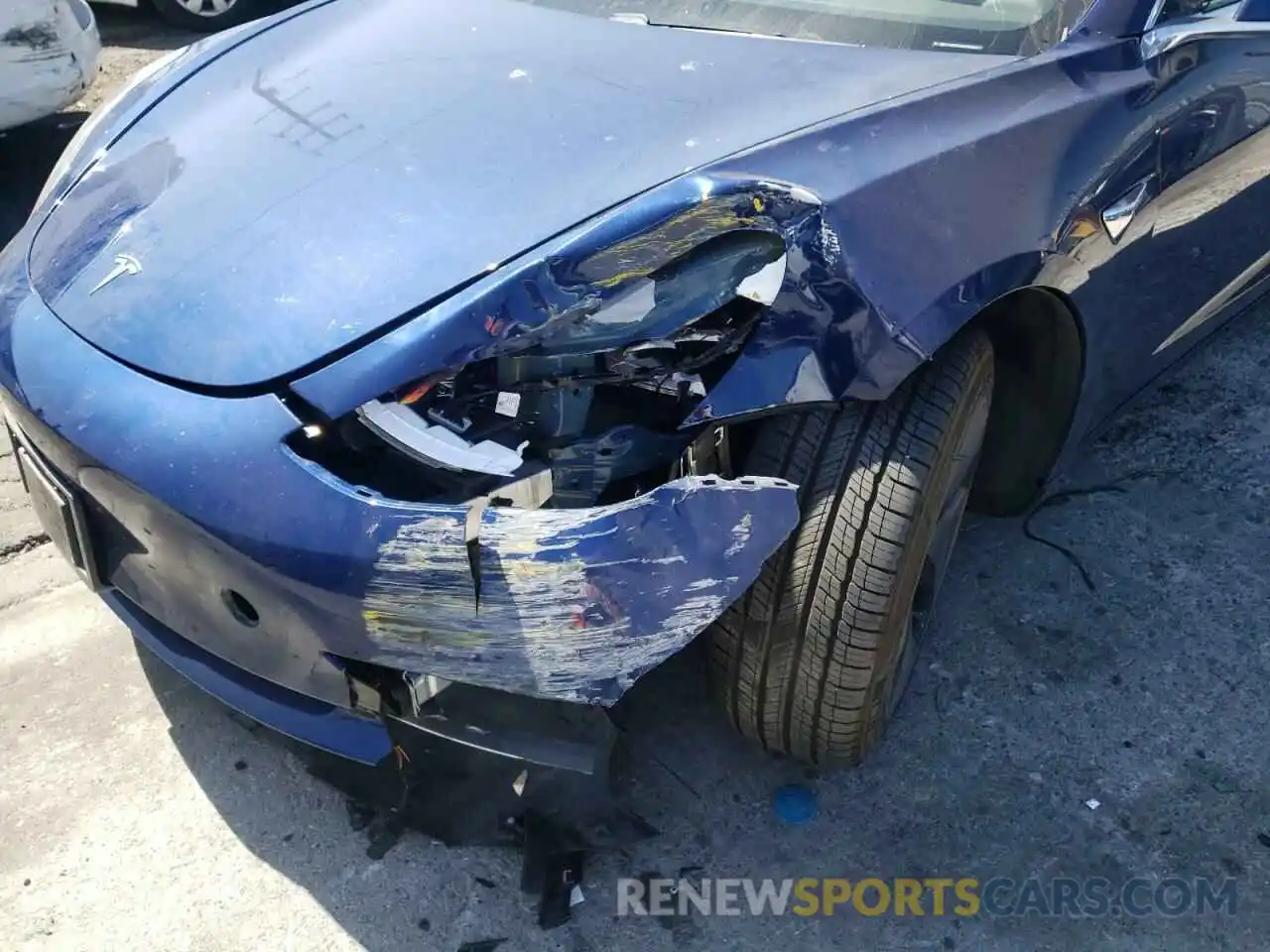 9 Photograph of a damaged car 5YJ3E1EA0KF309218 TESLA MODEL 3 2019