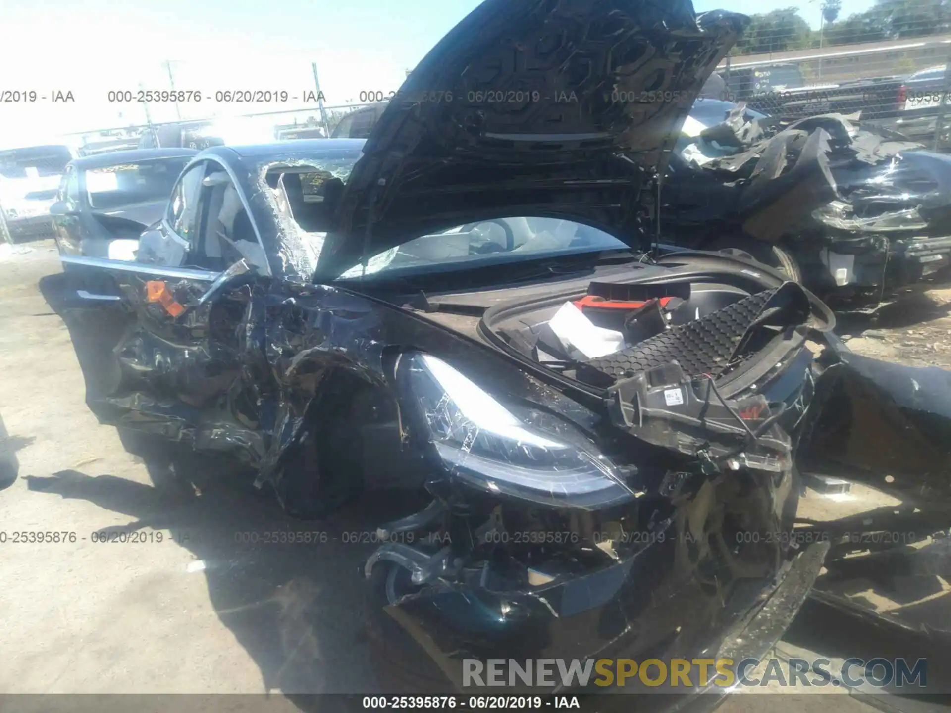 1 Photograph of a damaged car 5YJ3E1EA0KF310689 TESLA MODEL 3 2019