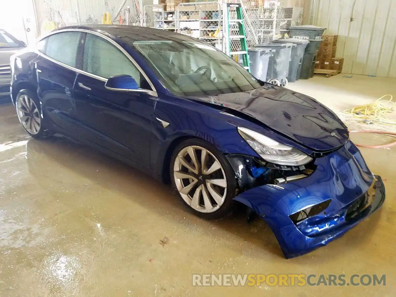 1 Photograph of a damaged car 5YJ3E1EA0KF311647 TESLA MODEL 3 2019