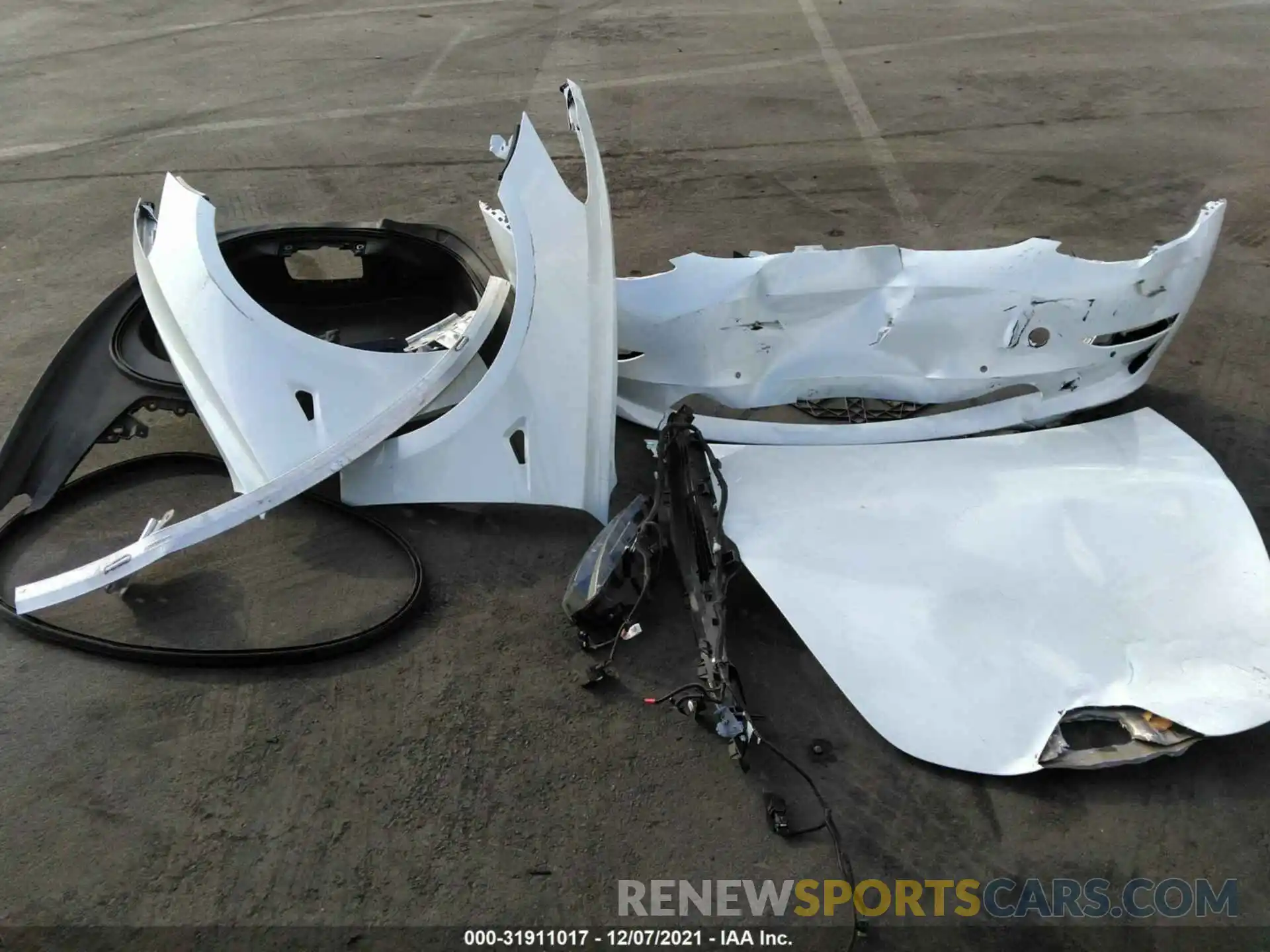 12 Photograph of a damaged car 5YJ3E1EA0KF311812 TESLA MODEL 3 2019