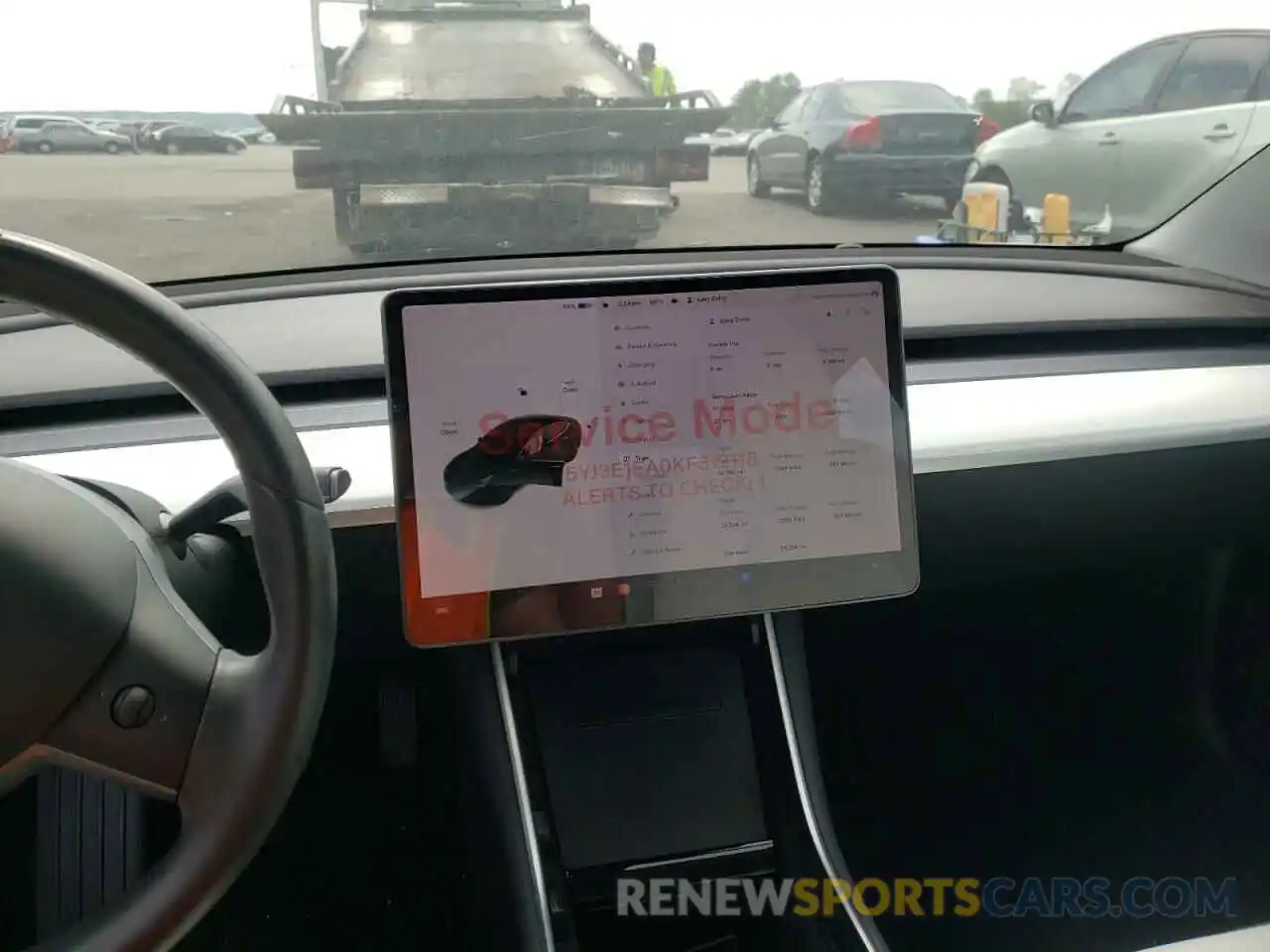 7 Photograph of a damaged car 5YJ3E1EA0KF312118 TESLA MODEL 3 2019