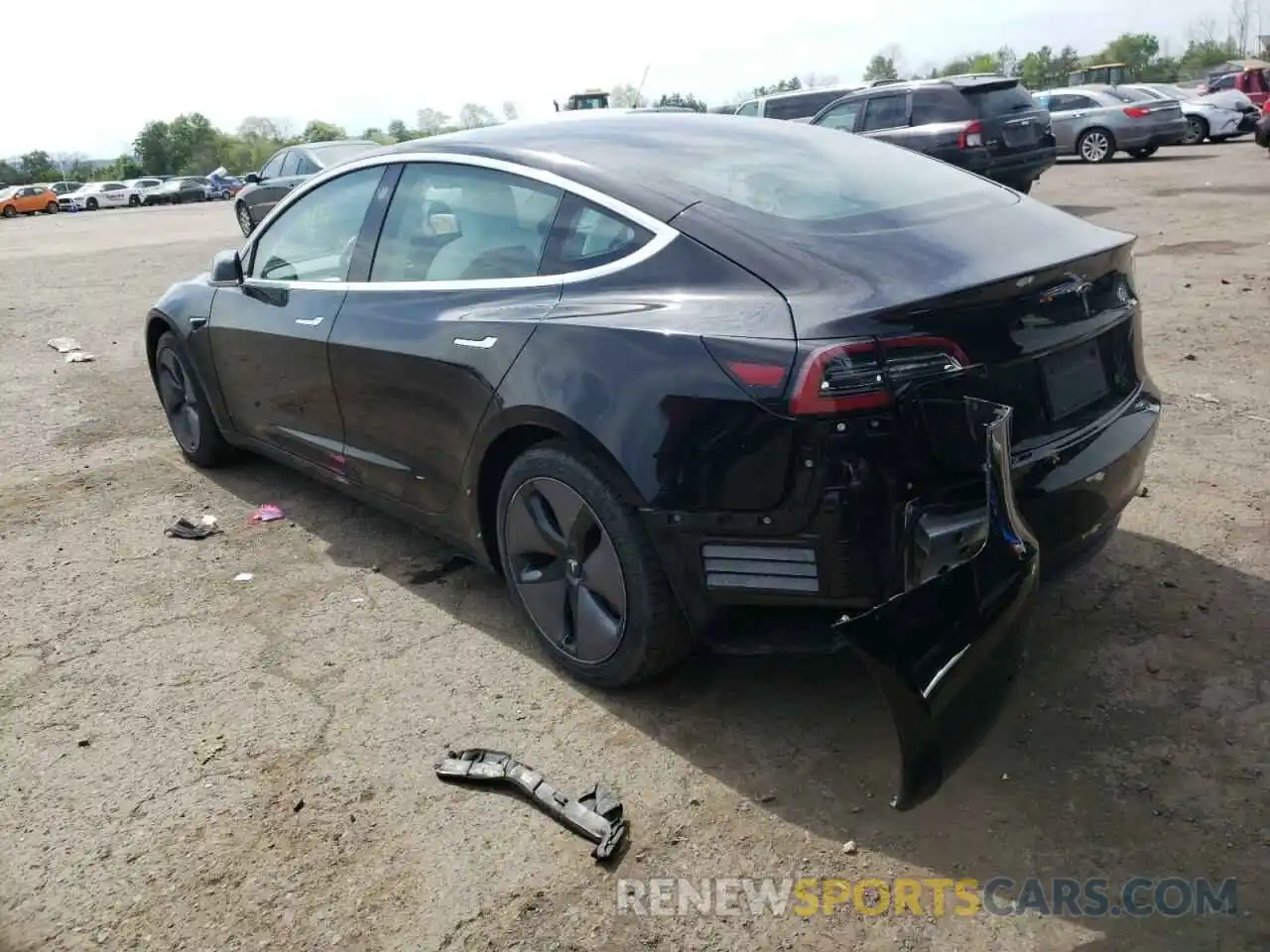 9 Photograph of a damaged car 5YJ3E1EA0KF312118 TESLA MODEL 3 2019