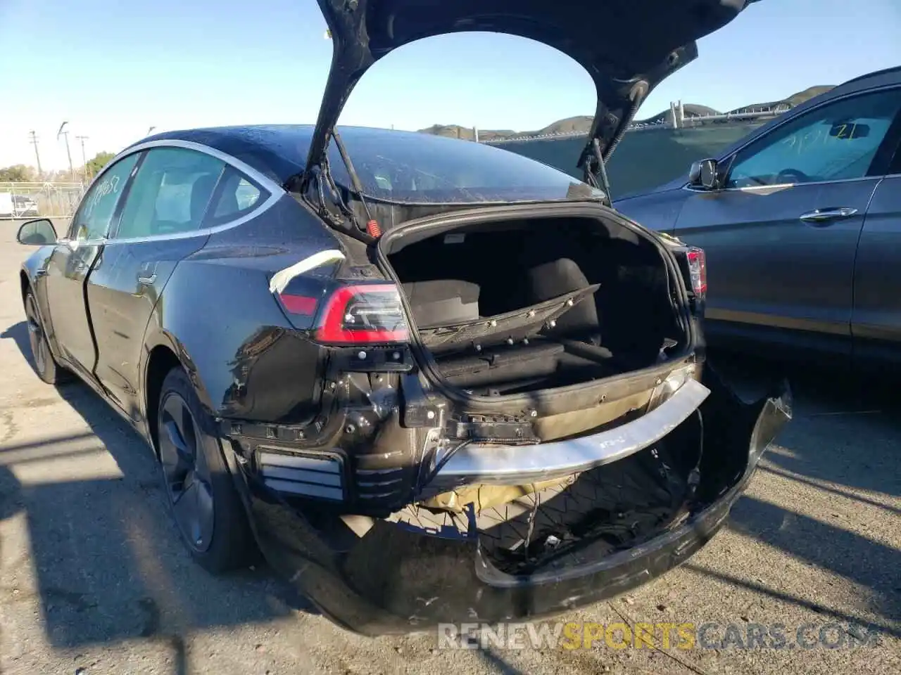 9 Photograph of a damaged car 5YJ3E1EA0KF317013 TESLA MODEL 3 2019