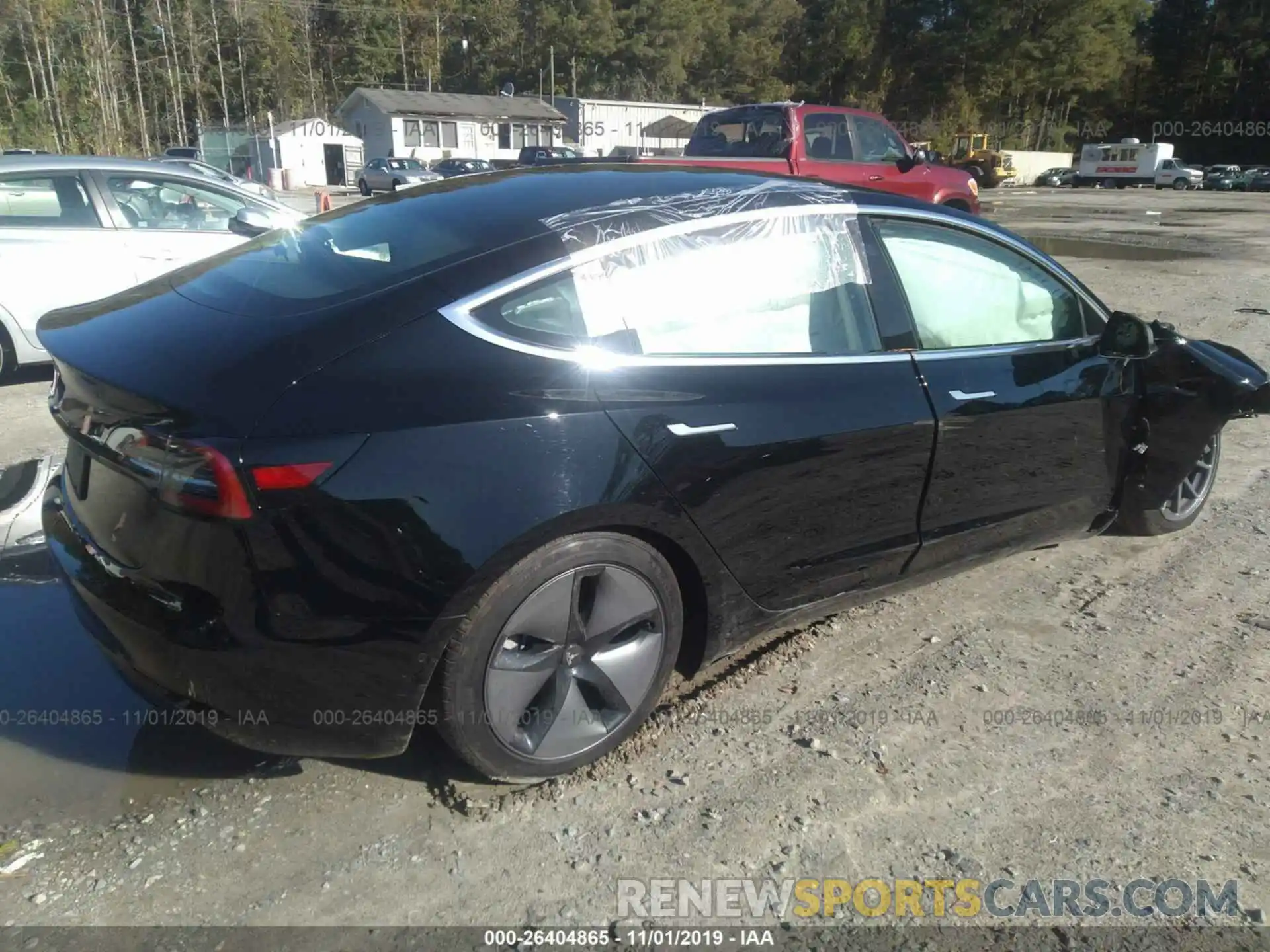 4 Фотография поврежденного автомобиля 5YJ3E1EA0KF317853 TESLA MODEL 3 2019