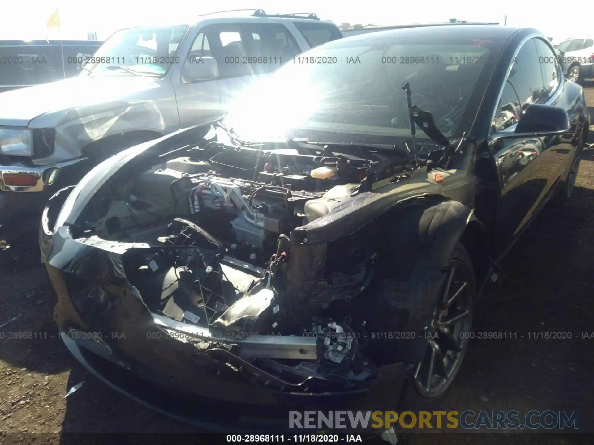 6 Photograph of a damaged car 5YJ3E1EA0KF325161 TESLA MODEL 3 2019