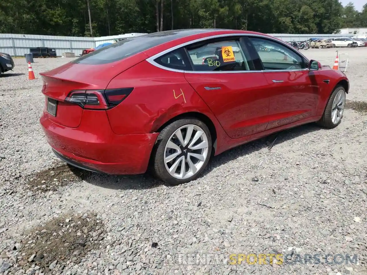 4 Photograph of a damaged car 5YJ3E1EA0KF331896 TESLA MODEL 3 2019