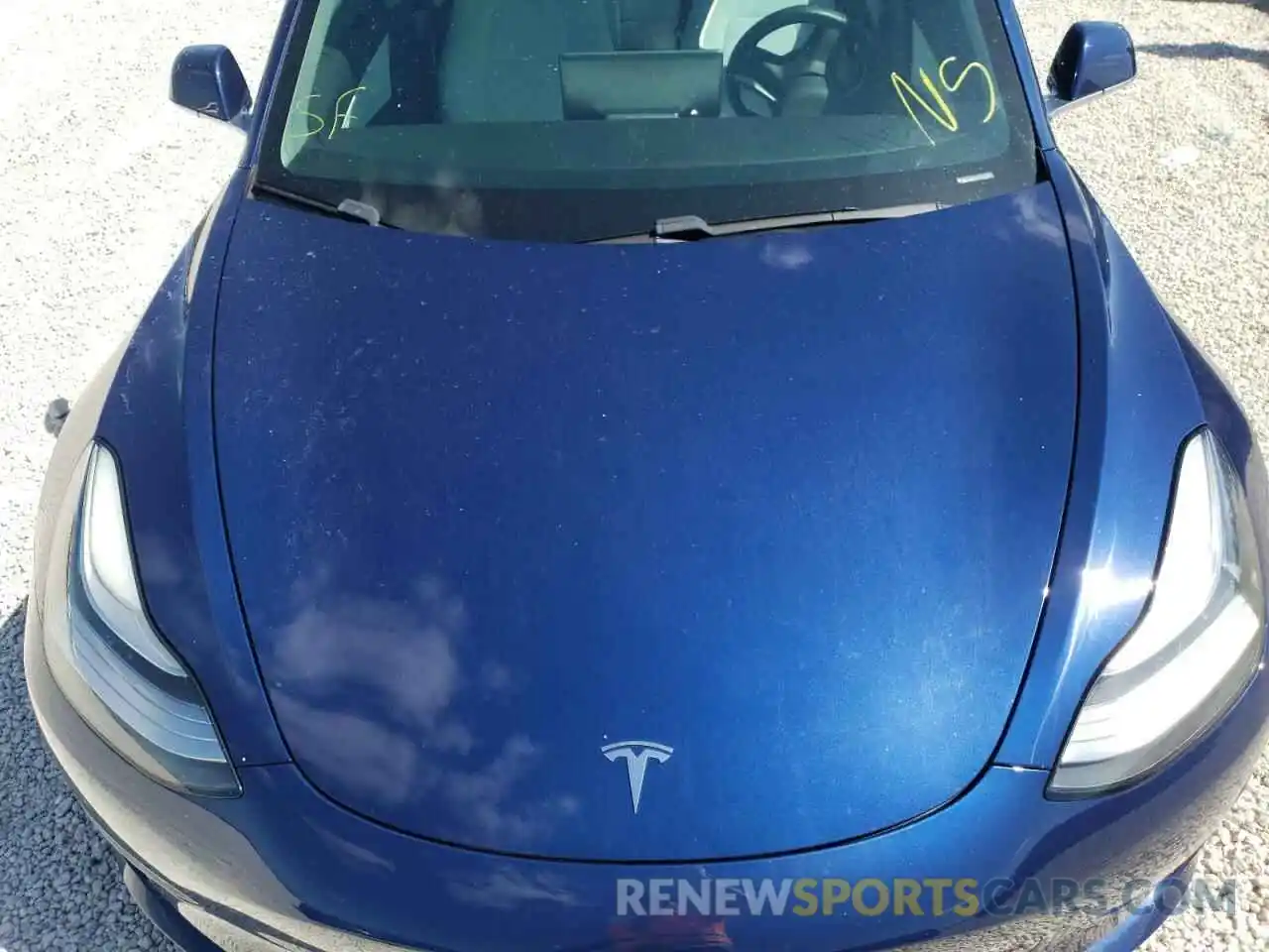 7 Photograph of a damaged car 5YJ3E1EA0KF332403 TESLA MODEL 3 2019