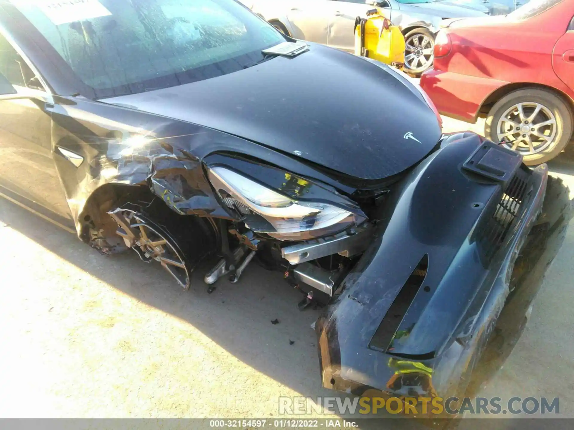 6 Photograph of a damaged car 5YJ3E1EA0KF344910 TESLA MODEL 3 2019