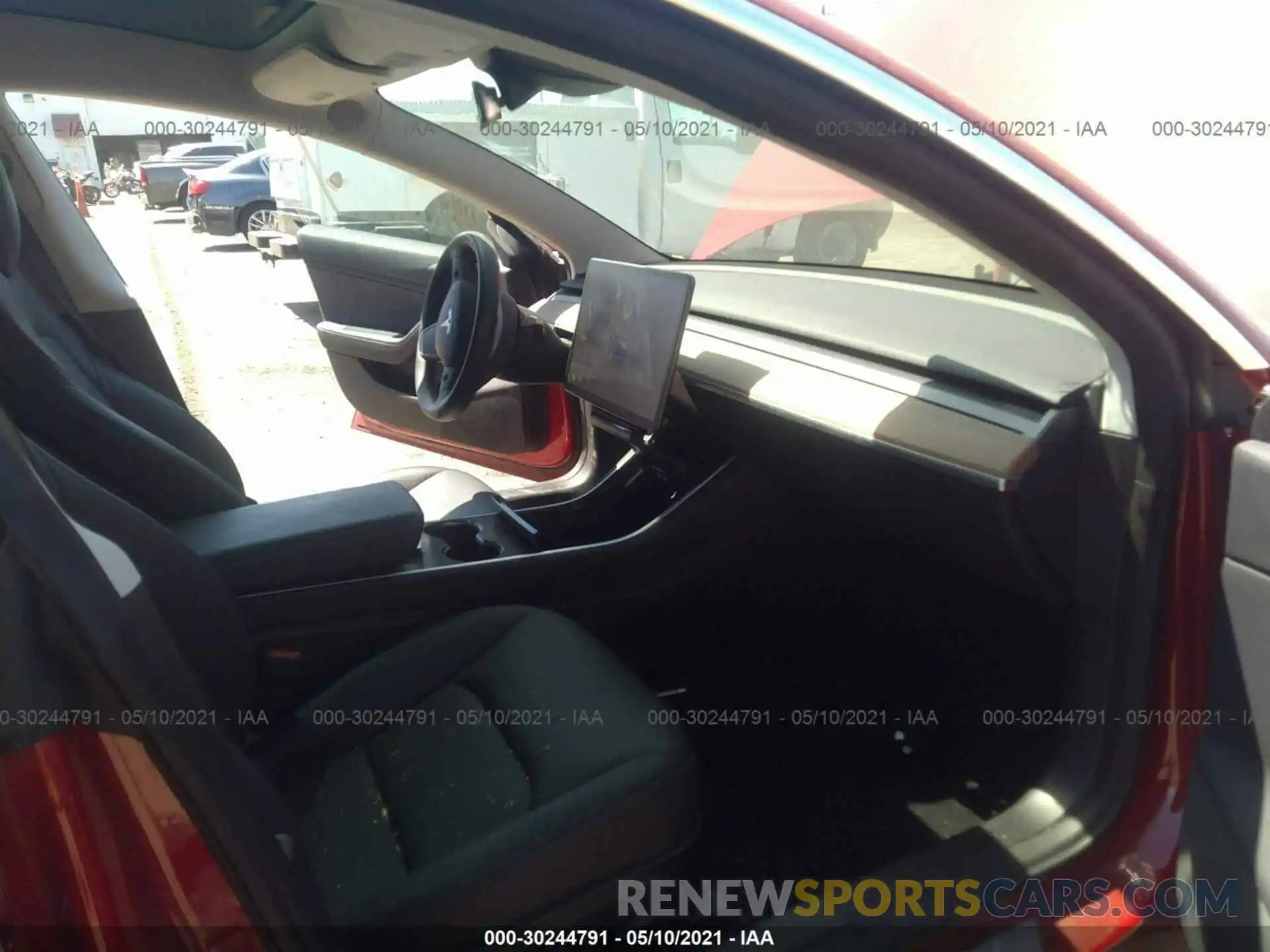 5 Photograph of a damaged car 5YJ3E1EA0KF357656 TESLA MODEL 3 2019