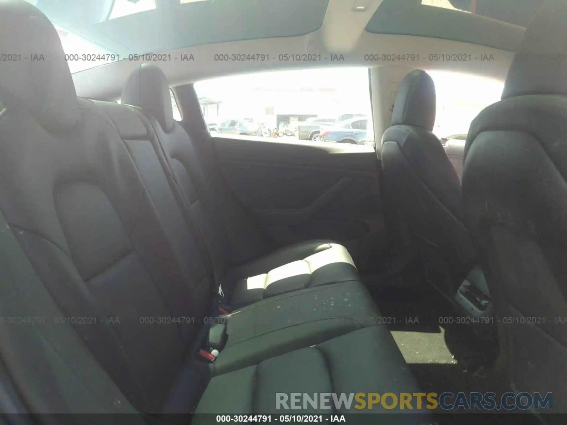 8 Photograph of a damaged car 5YJ3E1EA0KF357656 TESLA MODEL 3 2019