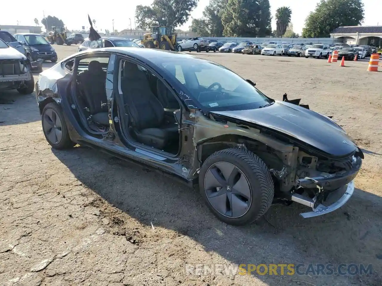 4 Photograph of a damaged car 5YJ3E1EA0KF362047 TESLA MODEL 3 2019