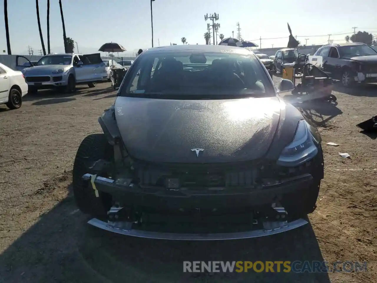 5 Photograph of a damaged car 5YJ3E1EA0KF362047 TESLA MODEL 3 2019