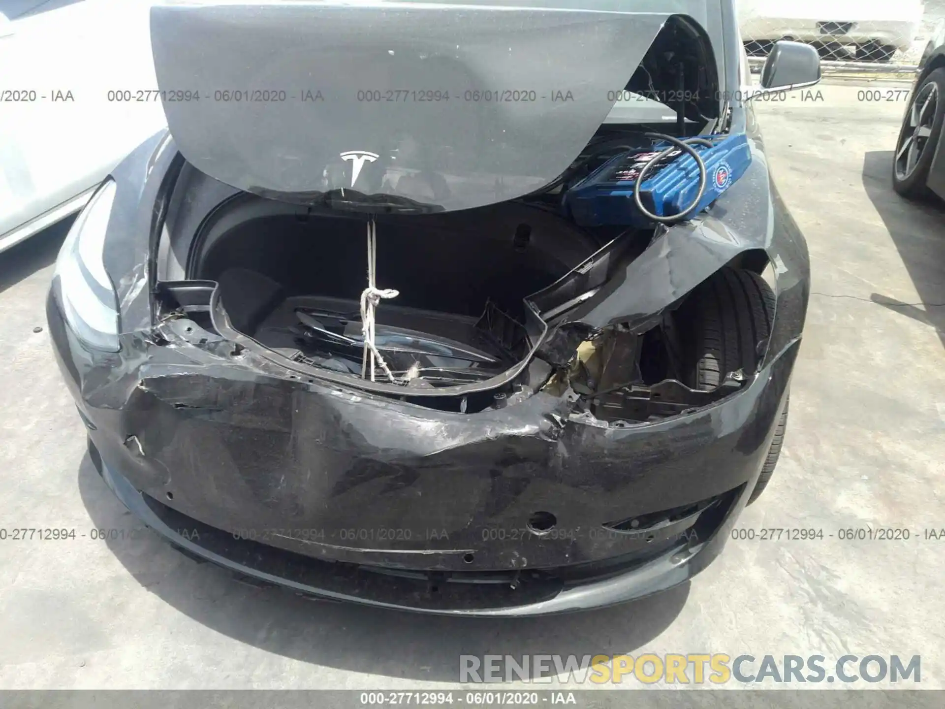 6 Photograph of a damaged car 5YJ3E1EA0KF362064 TESLA MODEL 3 2019