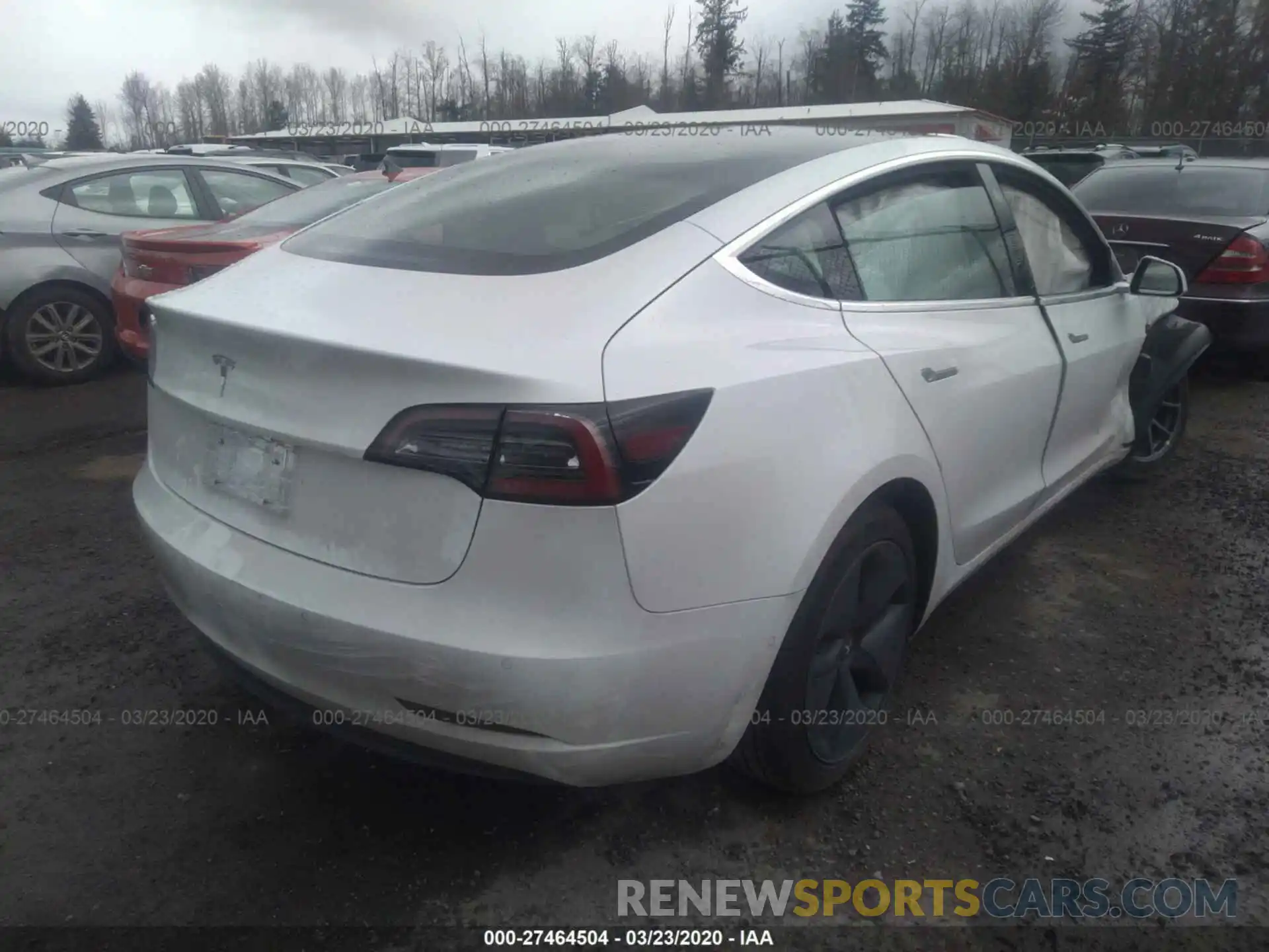 4 Photograph of a damaged car 5YJ3E1EA0KF397168 TESLA MODEL 3 2019