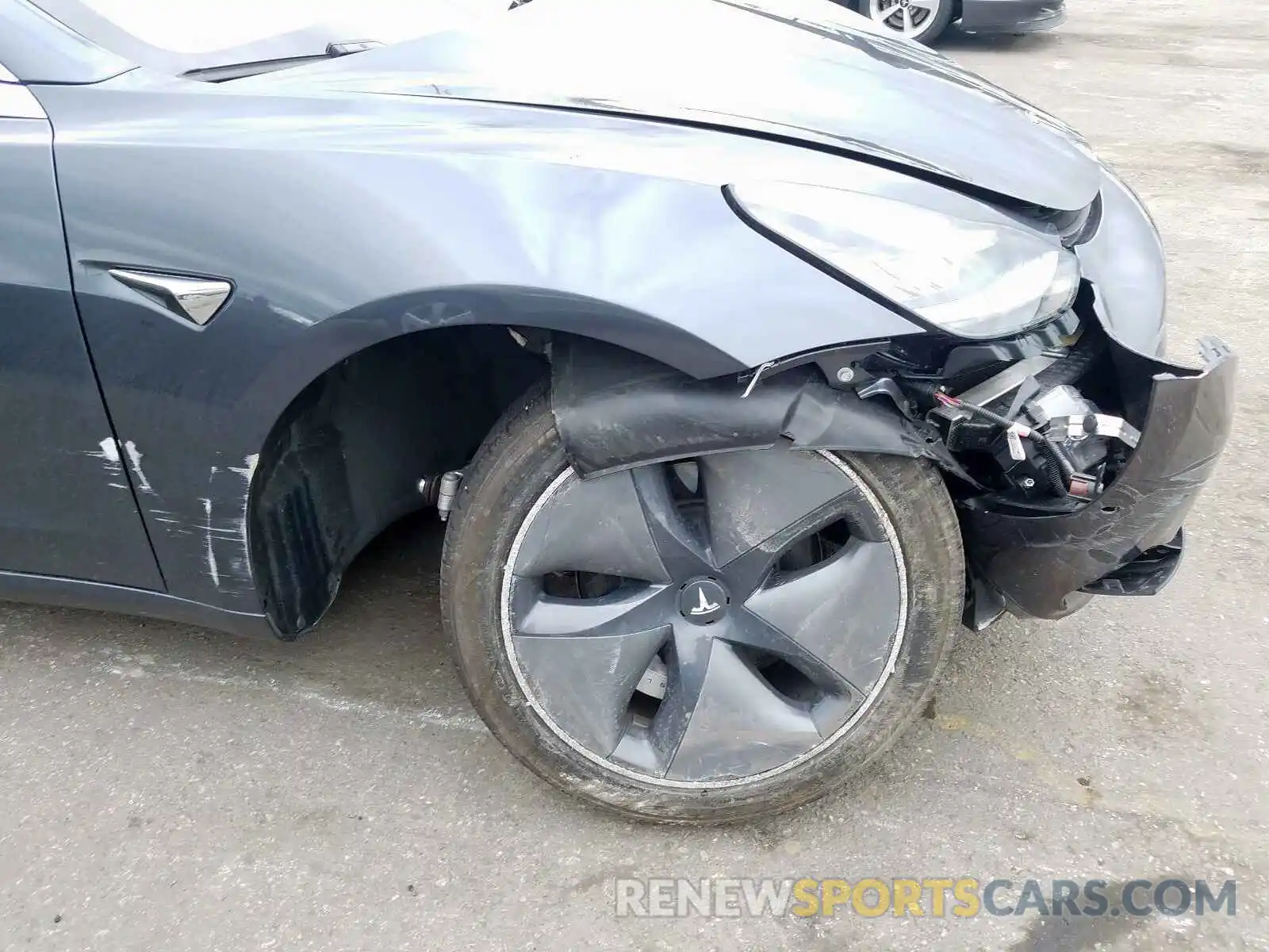 9 Photograph of a damaged car 5YJ3E1EA0KF400375 TESLA MODEL 3 2019