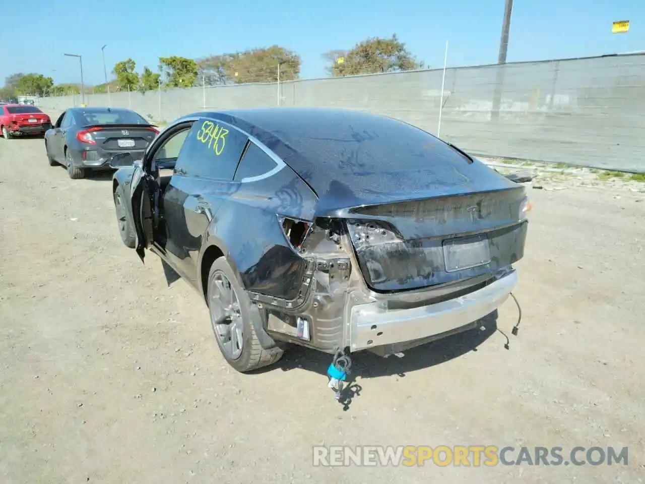 9 Photograph of a damaged car 5YJ3E1EA0KF409934 TESLA MODEL 3 2019