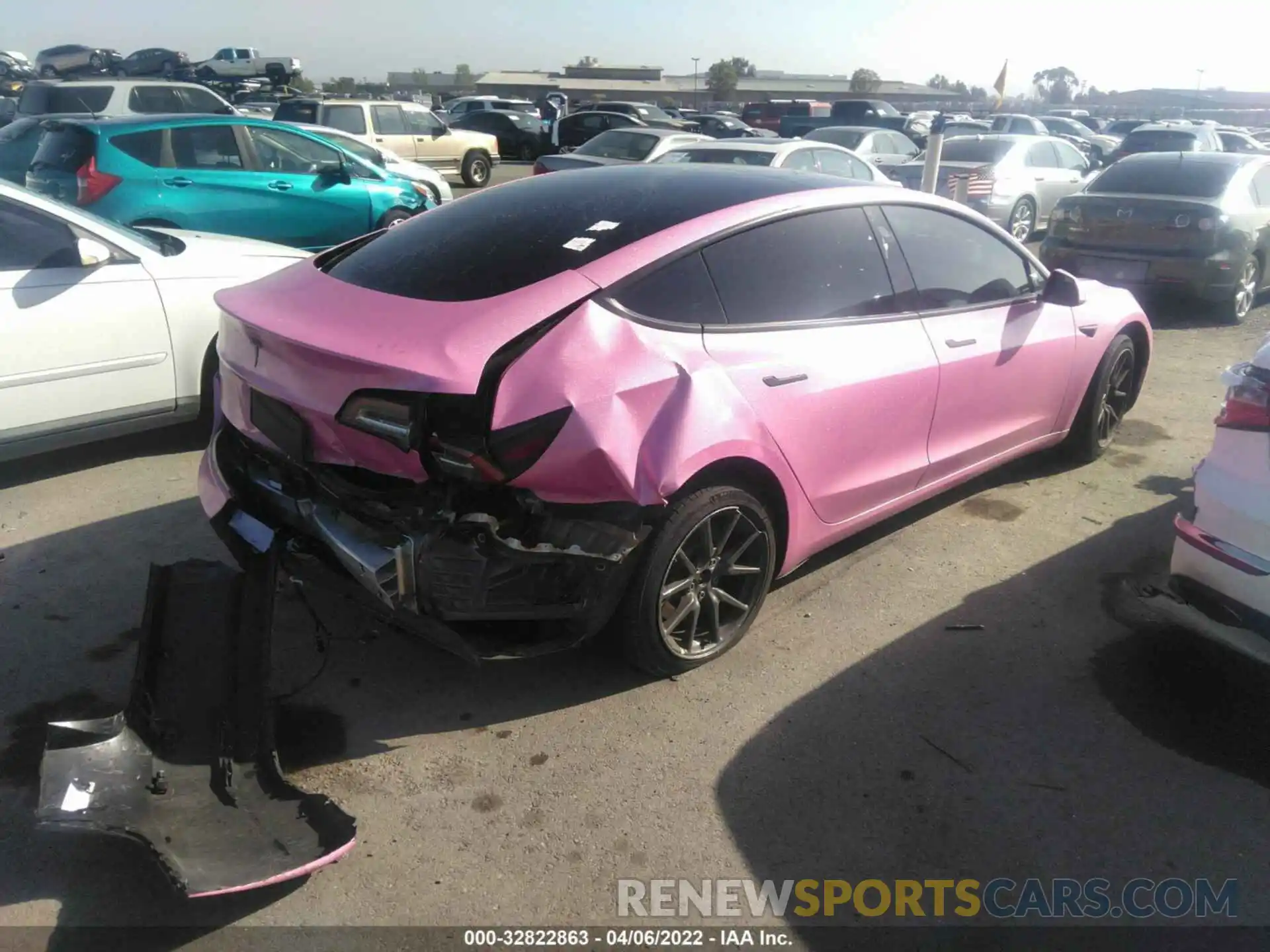 4 Photograph of a damaged car 5YJ3E1EA0KF410890 TESLA MODEL 3 2019