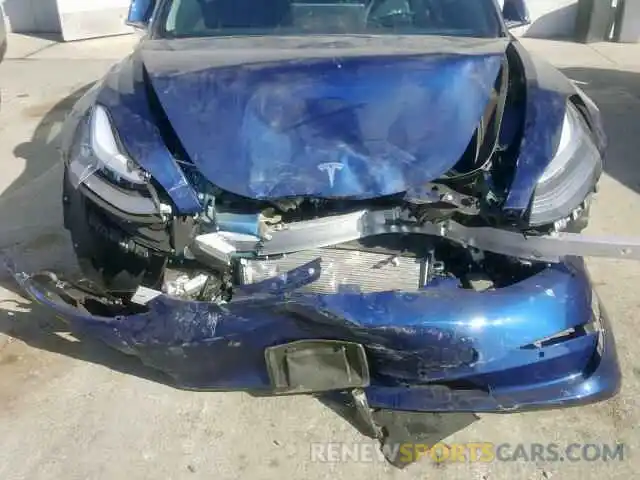 9 Photograph of a damaged car 5YJ3E1EA0KF411750 TESLA MODEL 3 2019