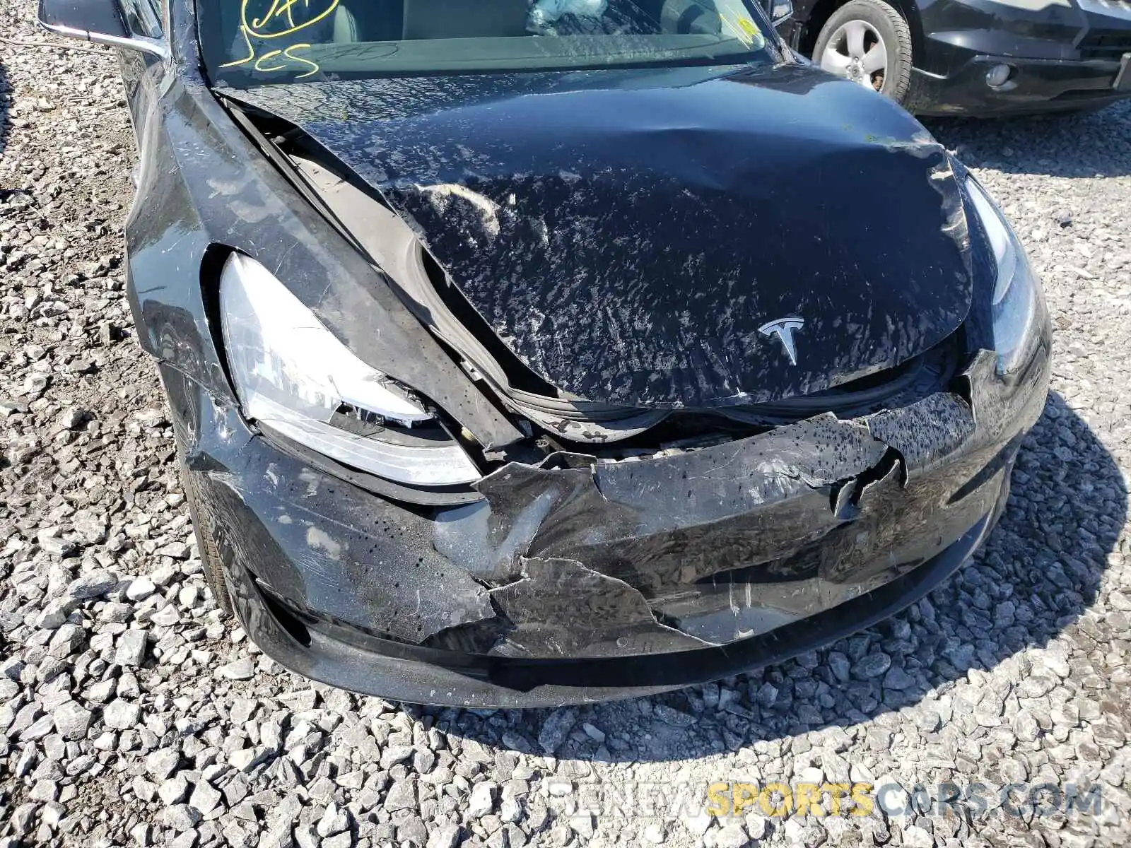 9 Photograph of a damaged car 5YJ3E1EA0KF414549 TESLA MODEL 3 2019