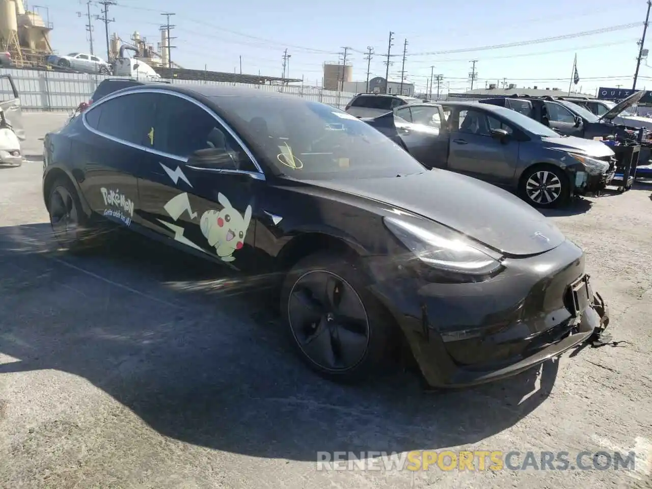 1 Фотография поврежденного автомобиля 5YJ3E1EA0KF415751 TESLA MODEL 3 2019