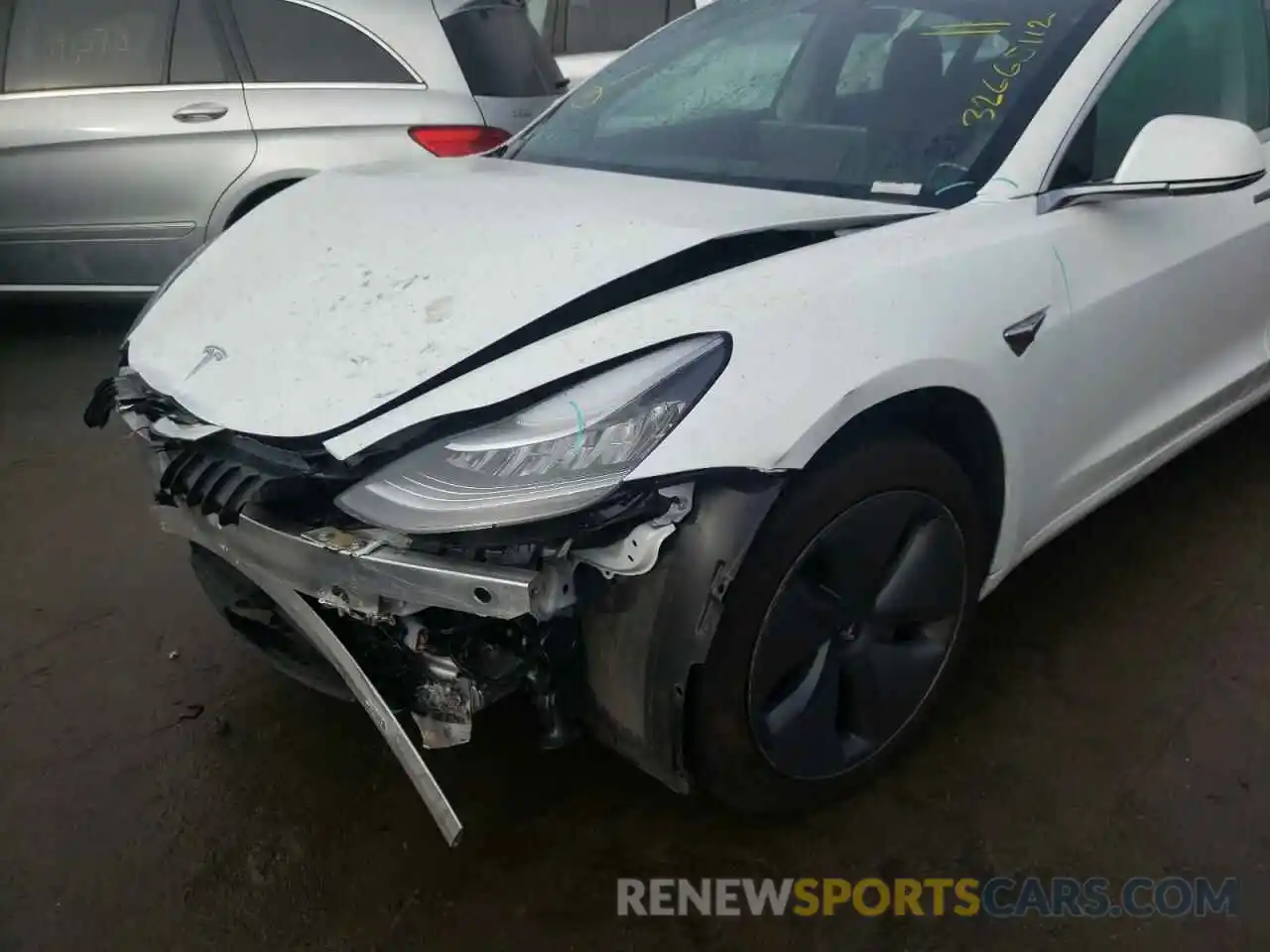 9 Photograph of a damaged car 5YJ3E1EA0KF415927 TESLA MODEL 3 2019