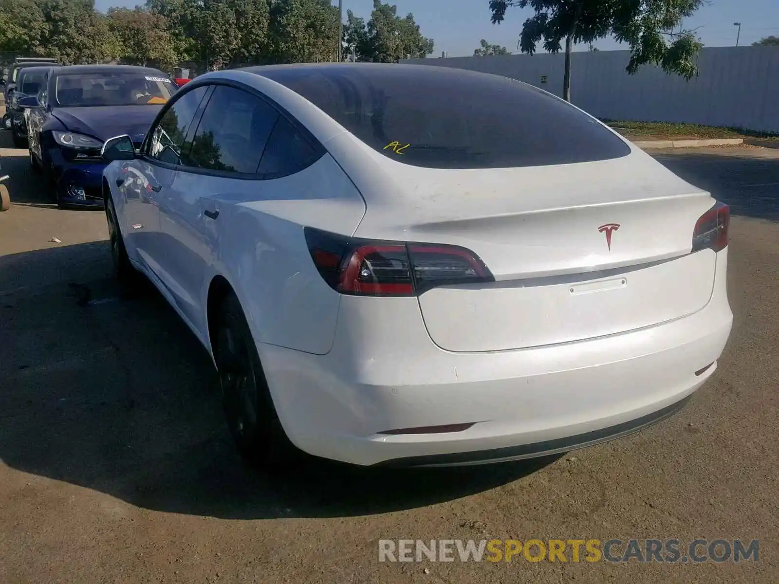 3 Photograph of a damaged car 5YJ3E1EA0KF416026 TESLA MODEL 3 2019