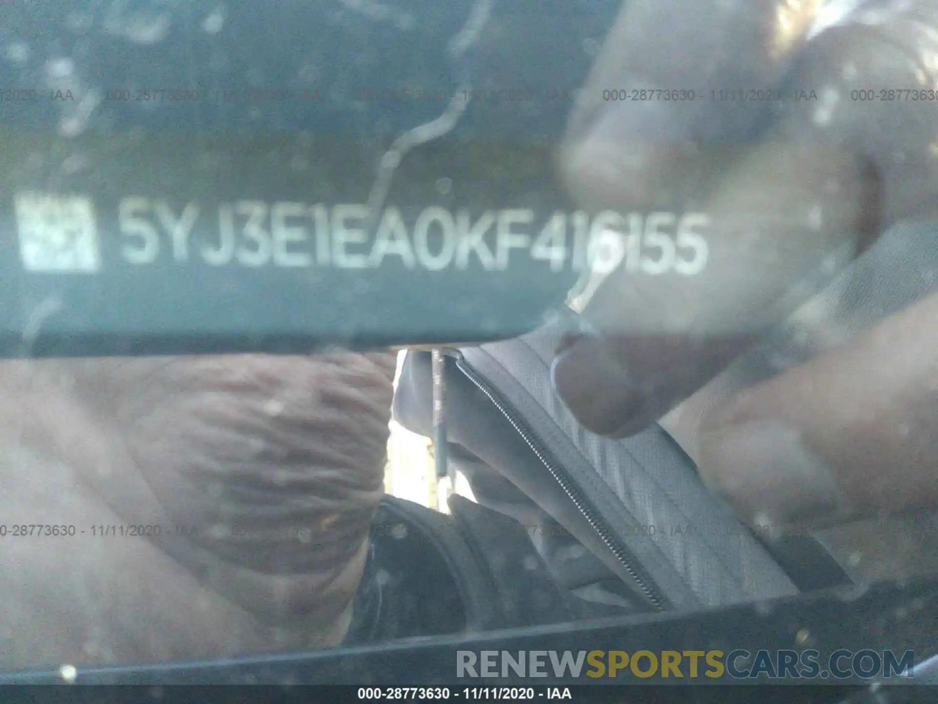 9 Photograph of a damaged car 5YJ3E1EA0KF416155 TESLA MODEL 3 2019