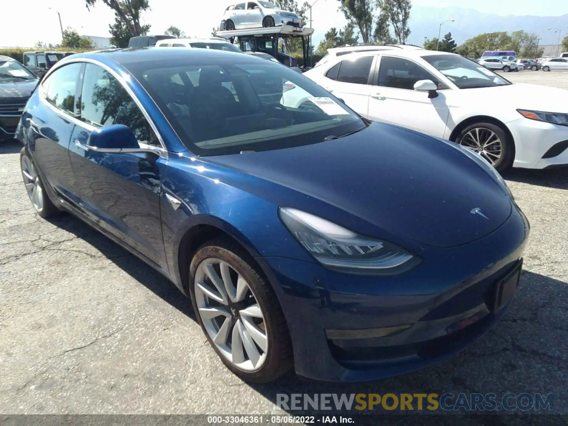 1 Photograph of a damaged car 5YJ3E1EA0KF417354 TESLA MODEL 3 2019