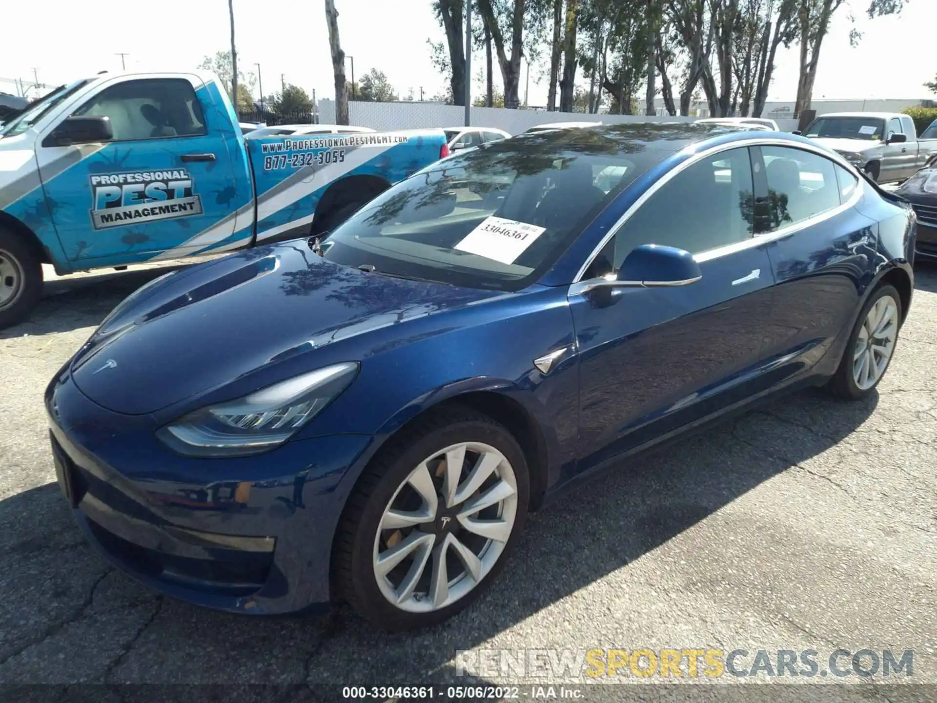 2 Photograph of a damaged car 5YJ3E1EA0KF417354 TESLA MODEL 3 2019