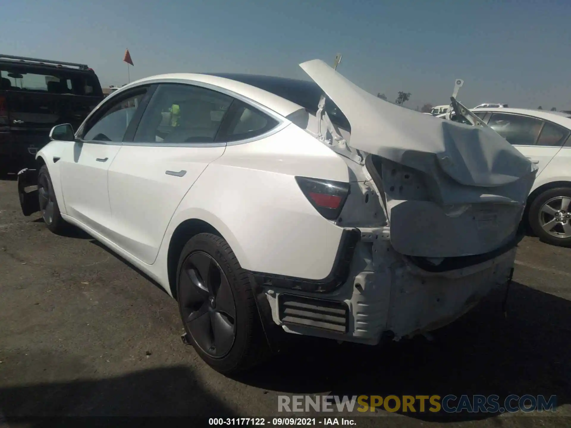 3 Photograph of a damaged car 5YJ3E1EA0KF417791 TESLA MODEL 3 2019