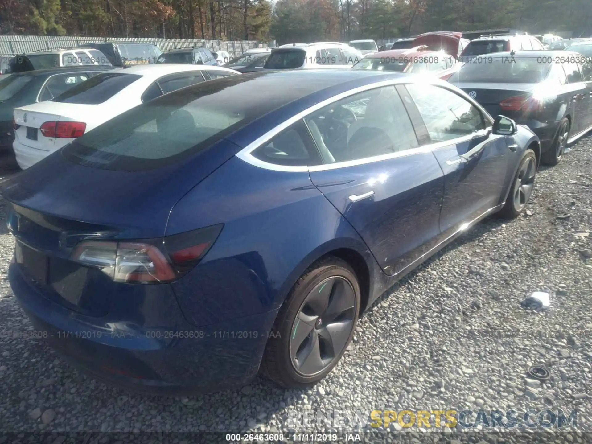 4 Photograph of a damaged car 5YJ3E1EA0KF419296 TESLA MODEL 3 2019