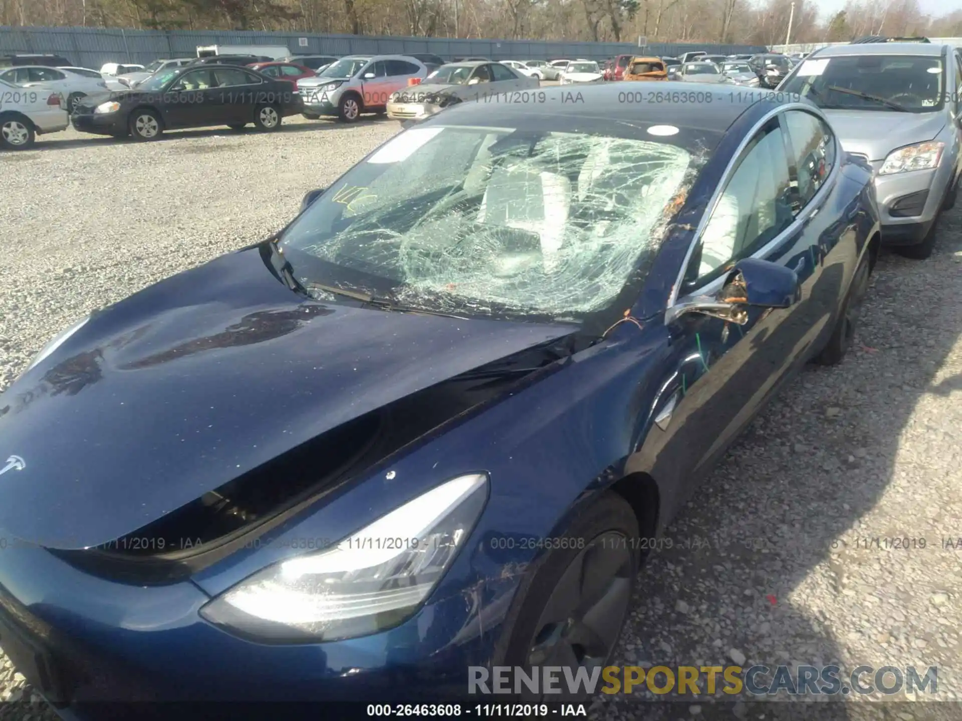 6 Photograph of a damaged car 5YJ3E1EA0KF419296 TESLA MODEL 3 2019