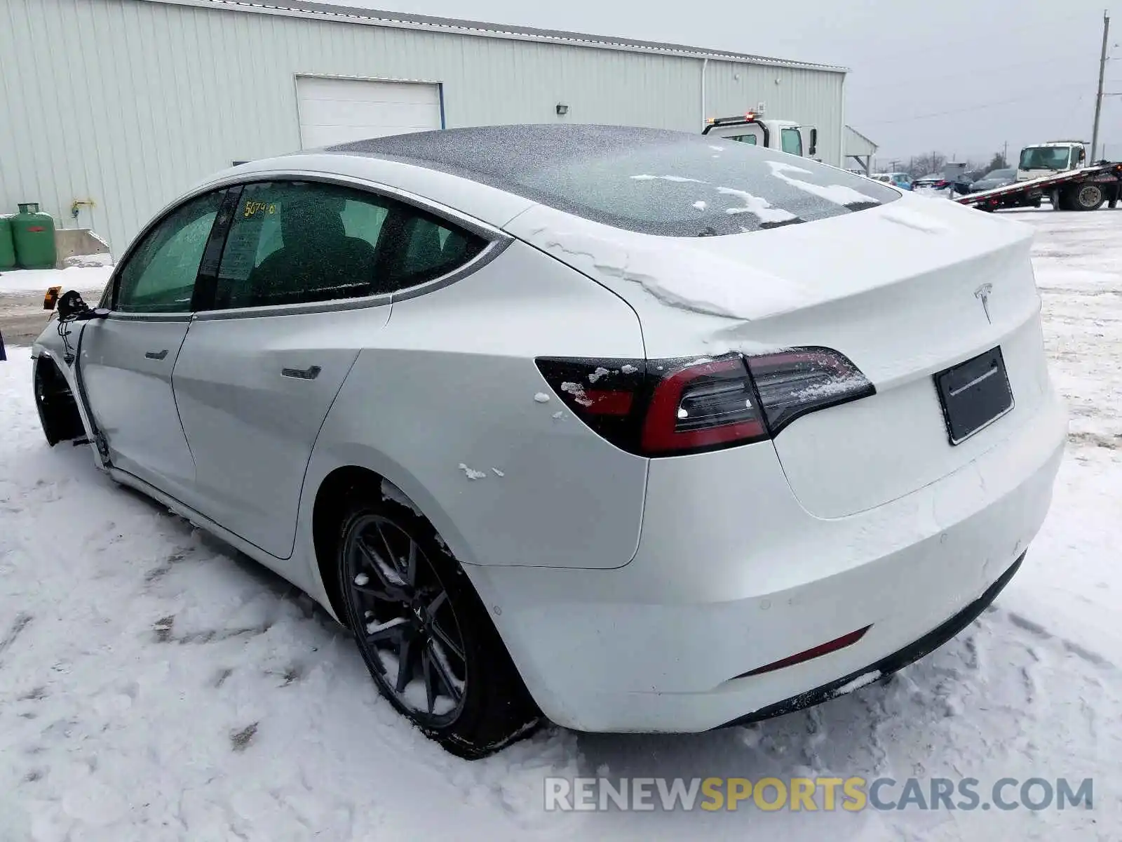 3 Photograph of a damaged car 5YJ3E1EA0KF426653 TESLA MODEL 3 2019