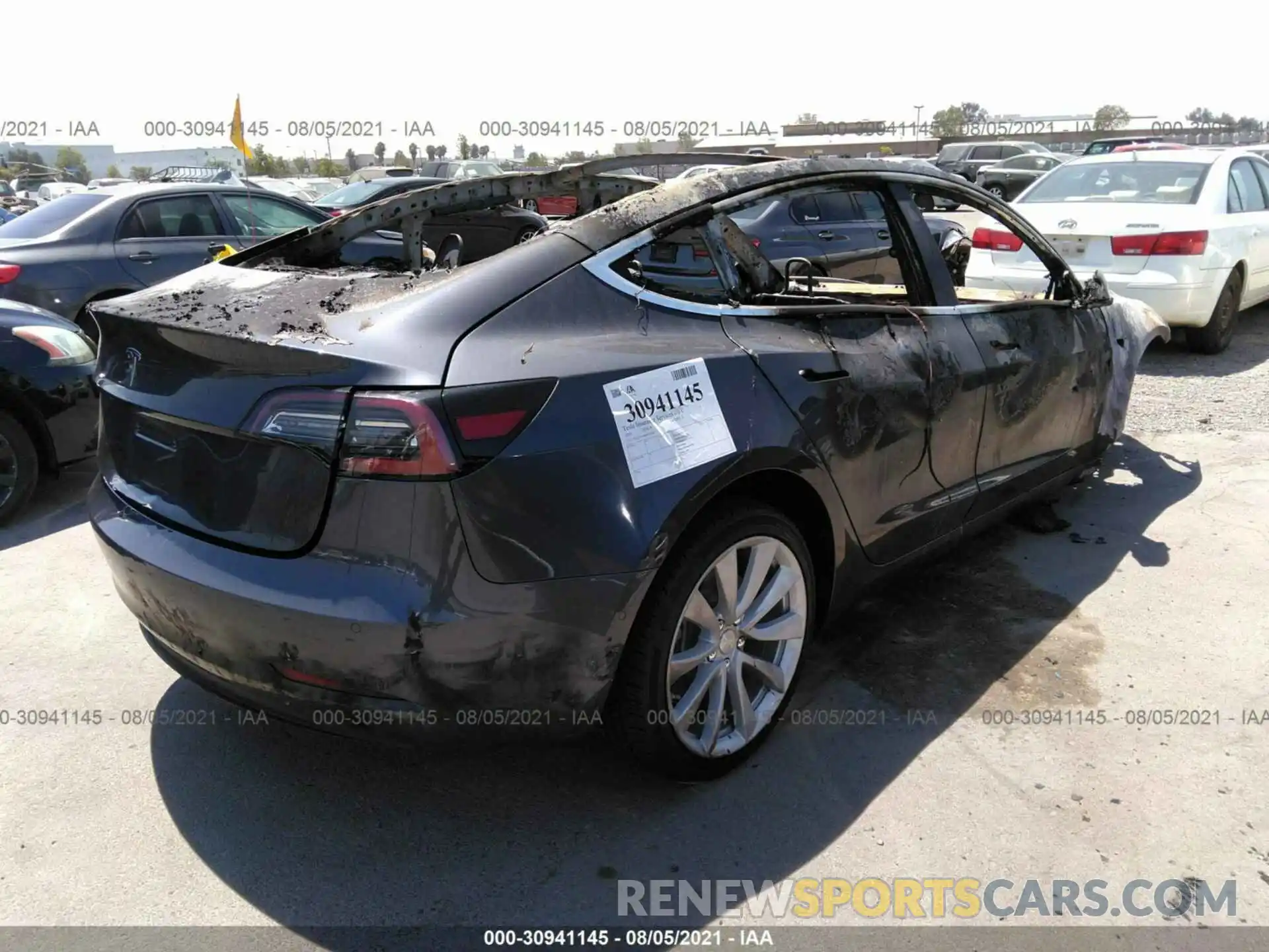 4 Photograph of a damaged car 5YJ3E1EA0KF428287 TESLA MODEL 3 2019