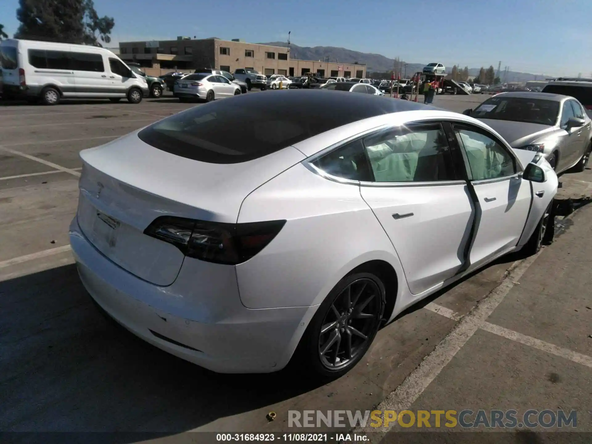 4 Photograph of a damaged car 5YJ3E1EA0KF430816 TESLA MODEL 3 2019