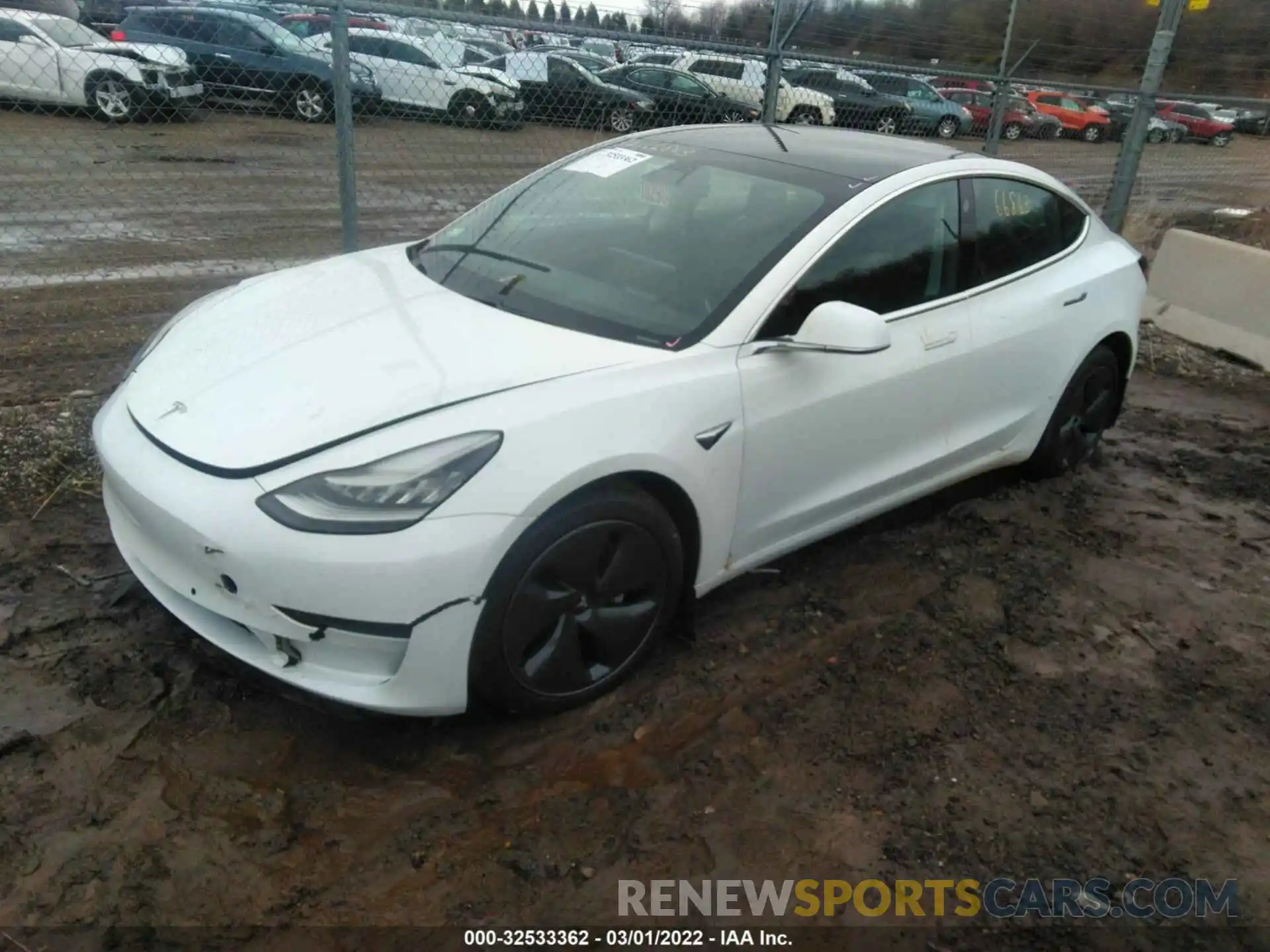 2 Фотография поврежденного автомобиля 5YJ3E1EA0KF430850 TESLA MODEL 3 2019