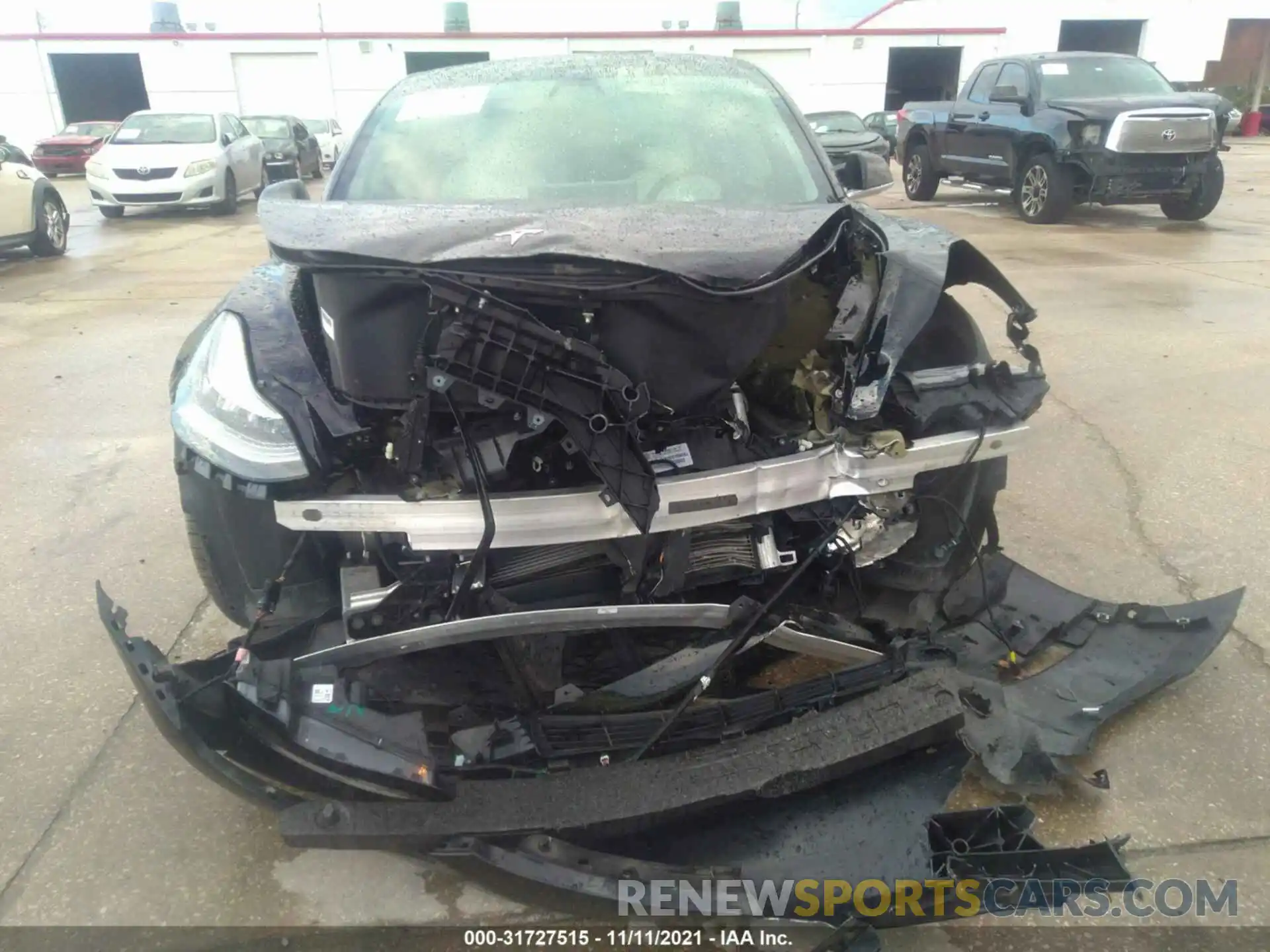 6 Photograph of a damaged car 5YJ3E1EA0KF431366 TESLA MODEL 3 2019