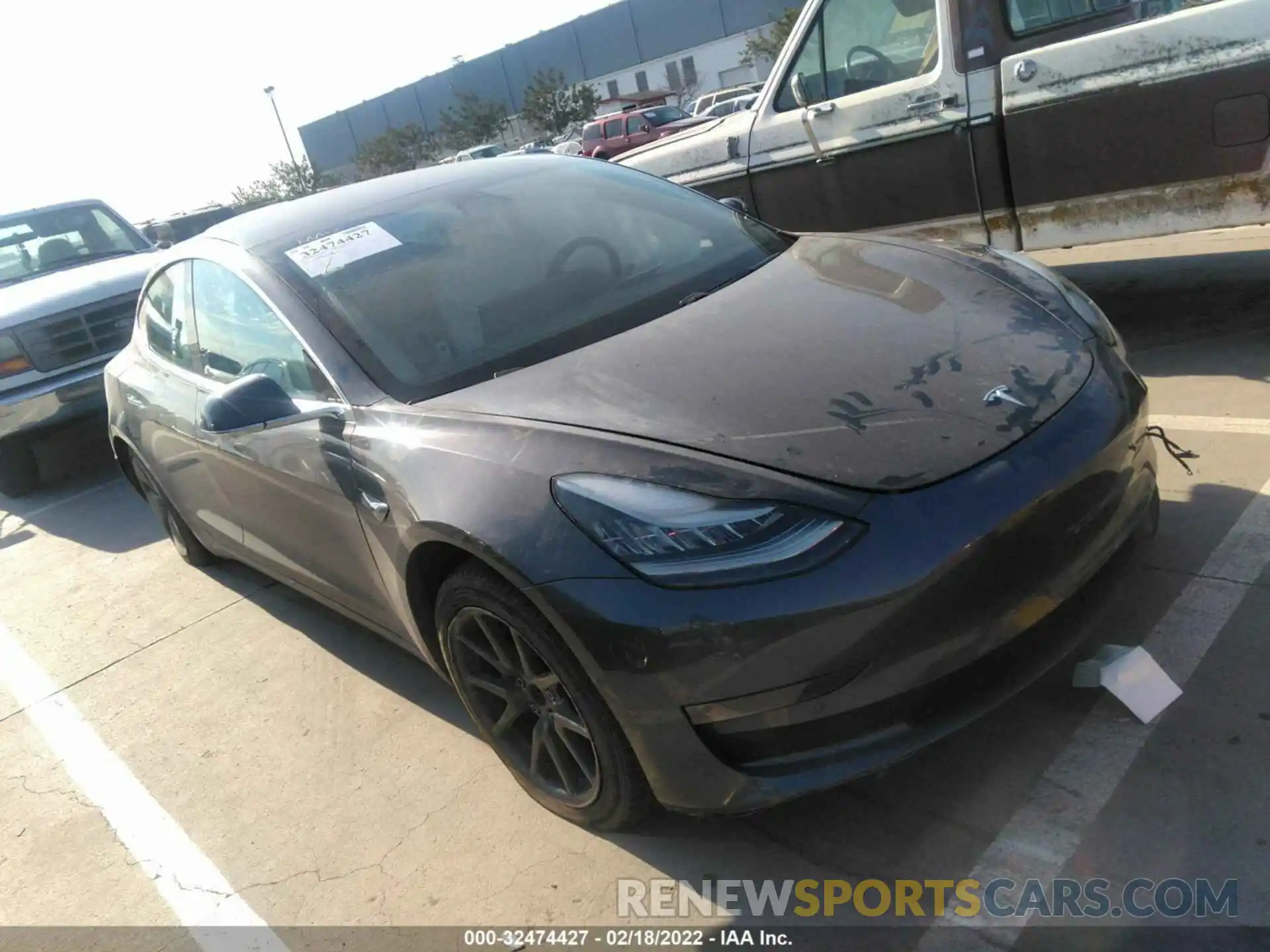 1 Фотография поврежденного автомобиля 5YJ3E1EA0KF431576 TESLA MODEL 3 2019