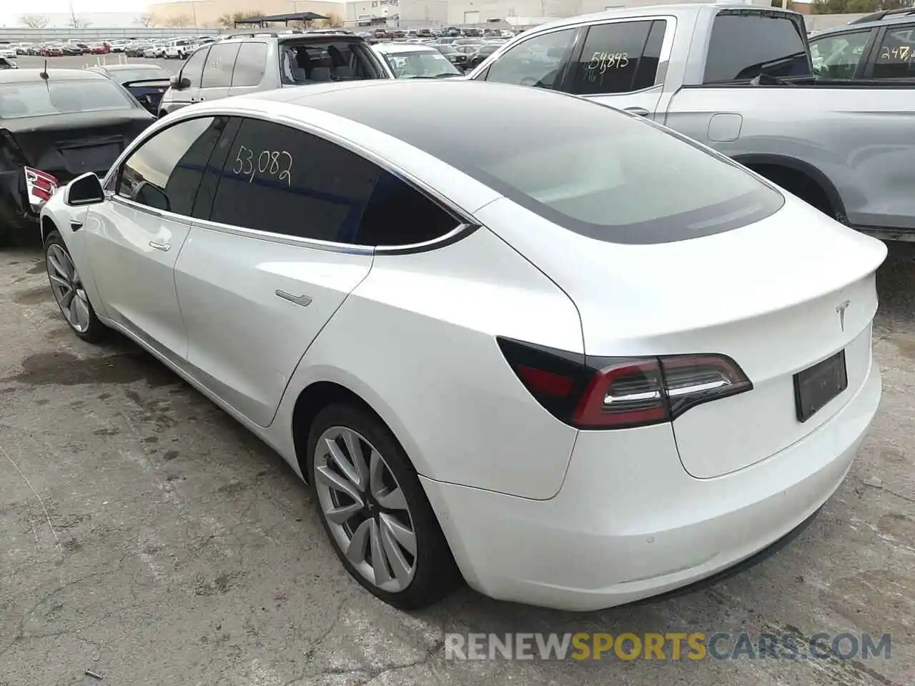 3 Photograph of a damaged car 5YJ3E1EA0KF432159 TESLA MODEL 3 2019