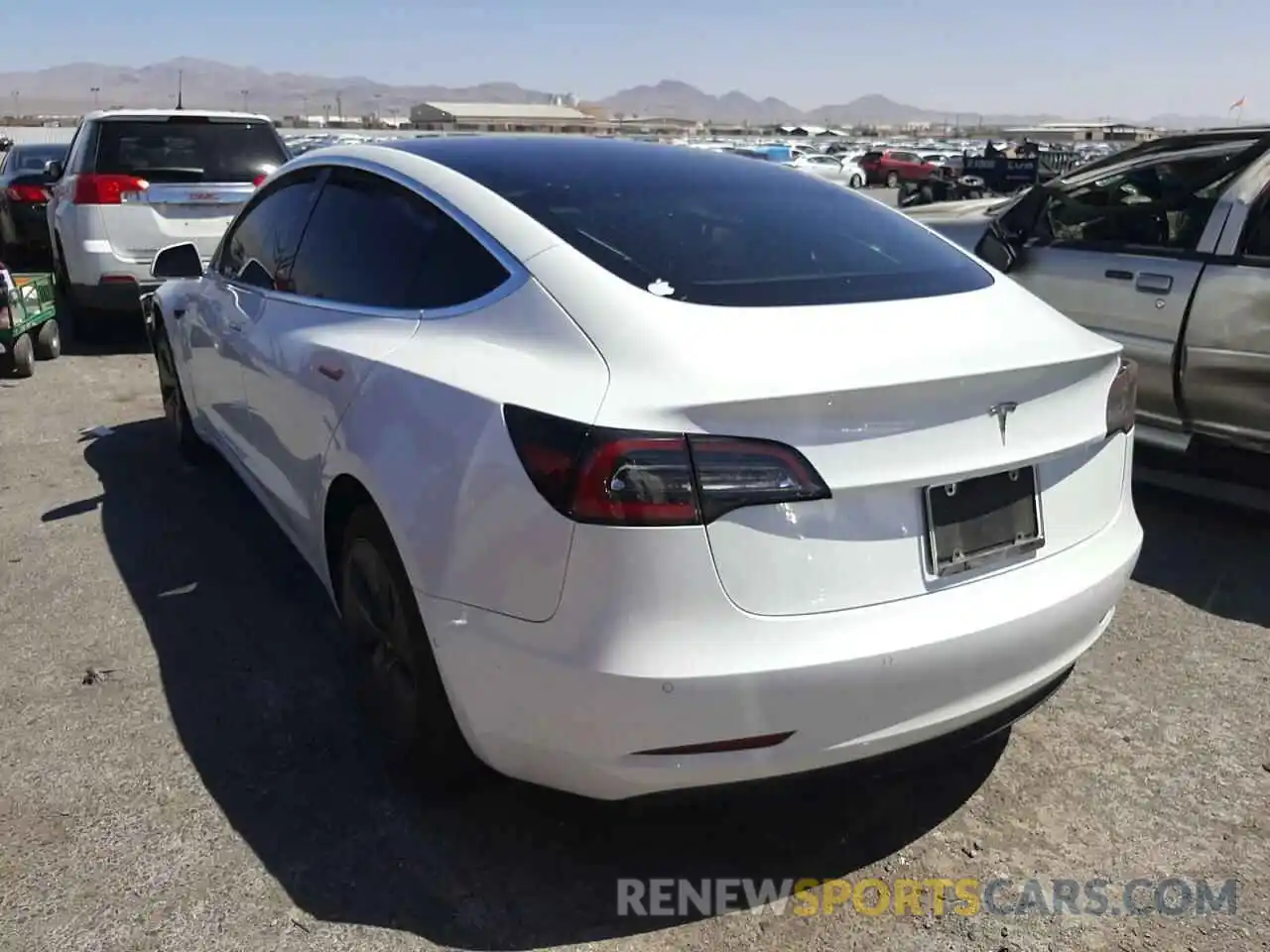 3 Photograph of a damaged car 5YJ3E1EA0KF436597 TESLA MODEL 3 2019