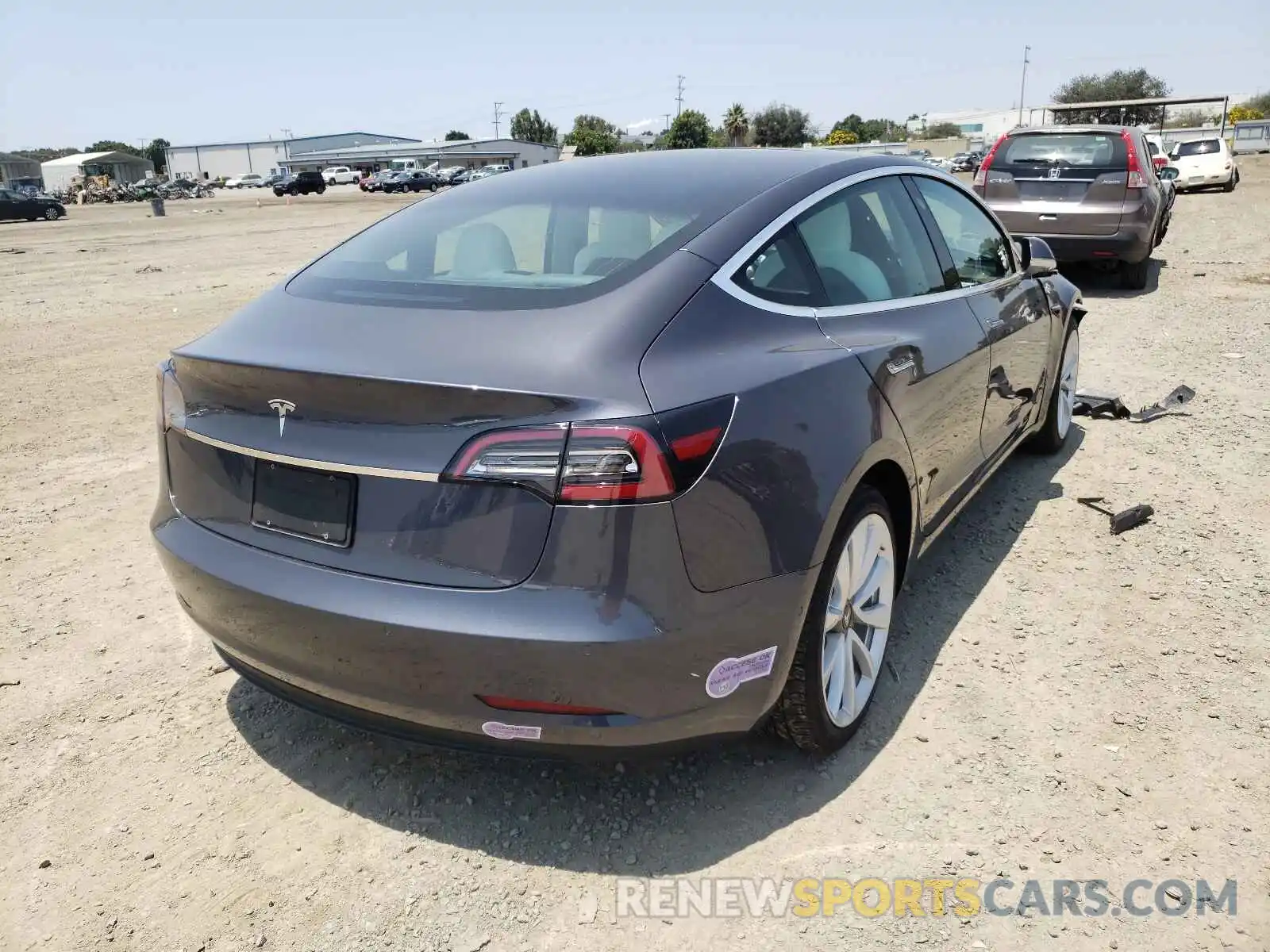 4 Photograph of a damaged car 5YJ3E1EA0KF444912 TESLA MODEL 3 2019