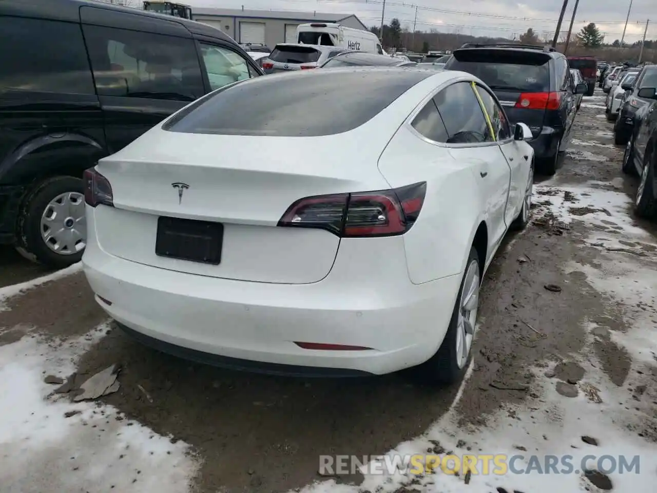 4 Photograph of a damaged car 5YJ3E1EA0KF474931 TESLA MODEL 3 2019