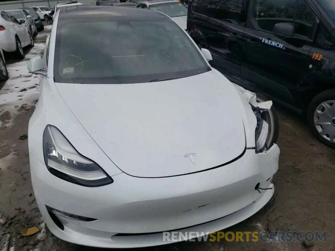 7 Photograph of a damaged car 5YJ3E1EA0KF474931 TESLA MODEL 3 2019