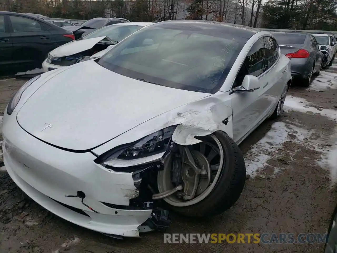 9 Photograph of a damaged car 5YJ3E1EA0KF474931 TESLA MODEL 3 2019