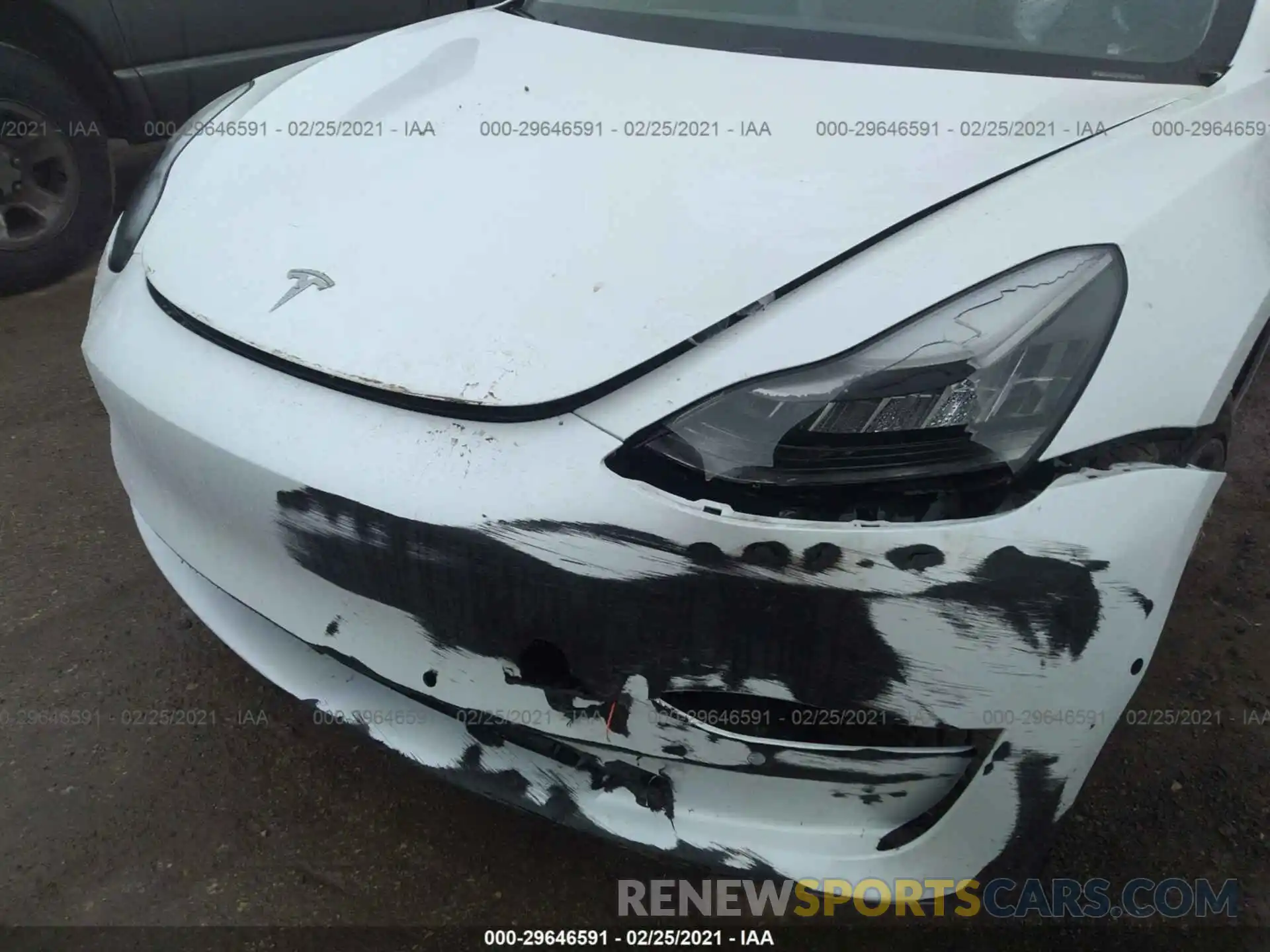 6 Photograph of a damaged car 5YJ3E1EA0KF483287 TESLA MODEL 3 2019