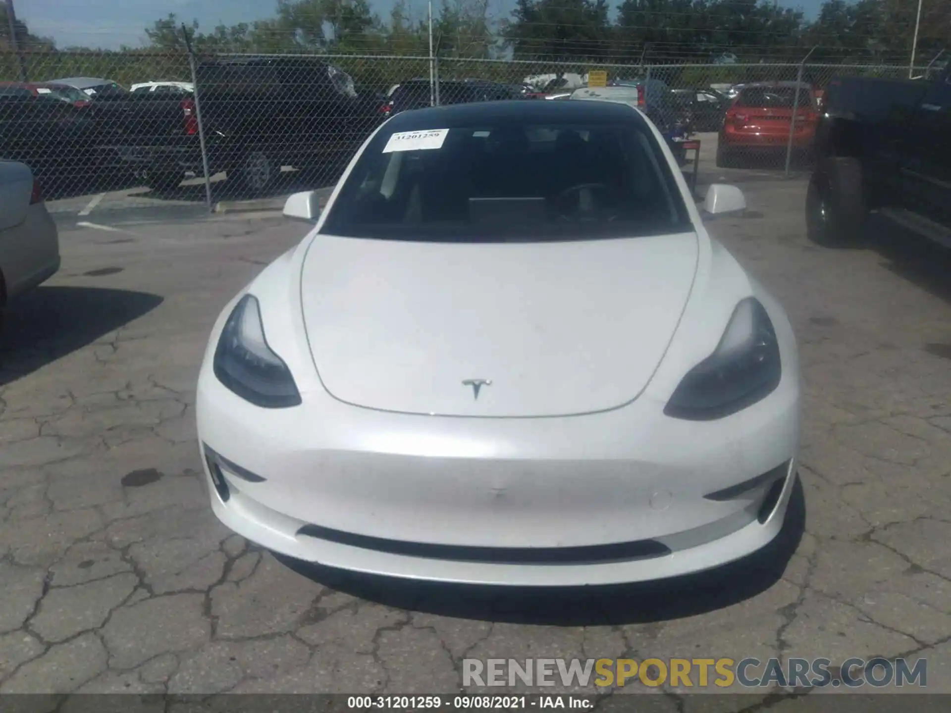 10 Photograph of a damaged car 5YJ3E1EA0KF483726 TESLA MODEL 3 2019