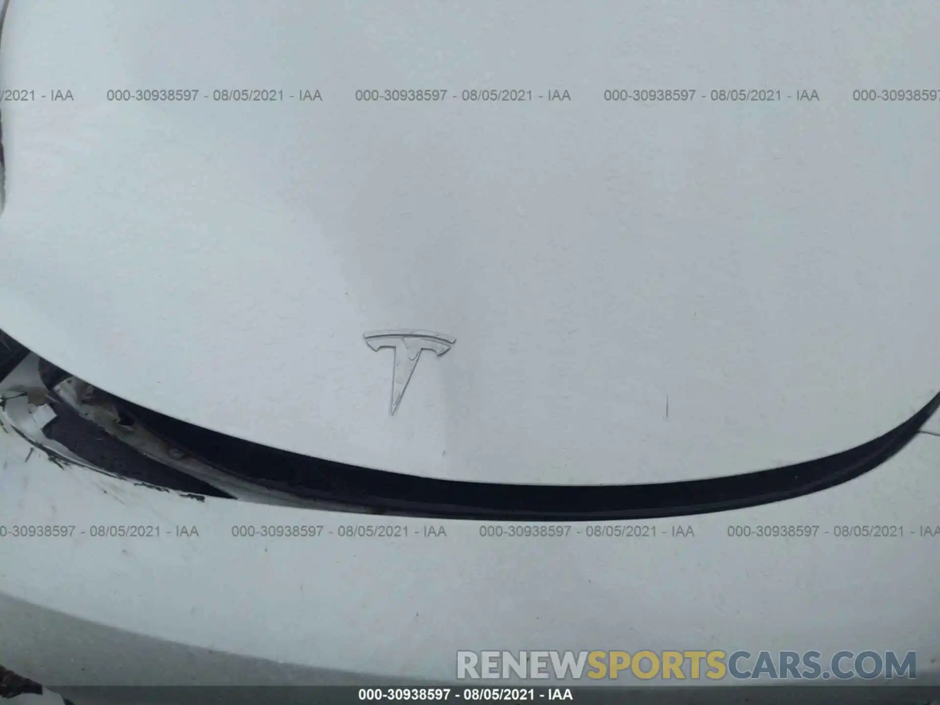 10 Photograph of a damaged car 5YJ3E1EA0KF484200 TESLA MODEL 3 2019